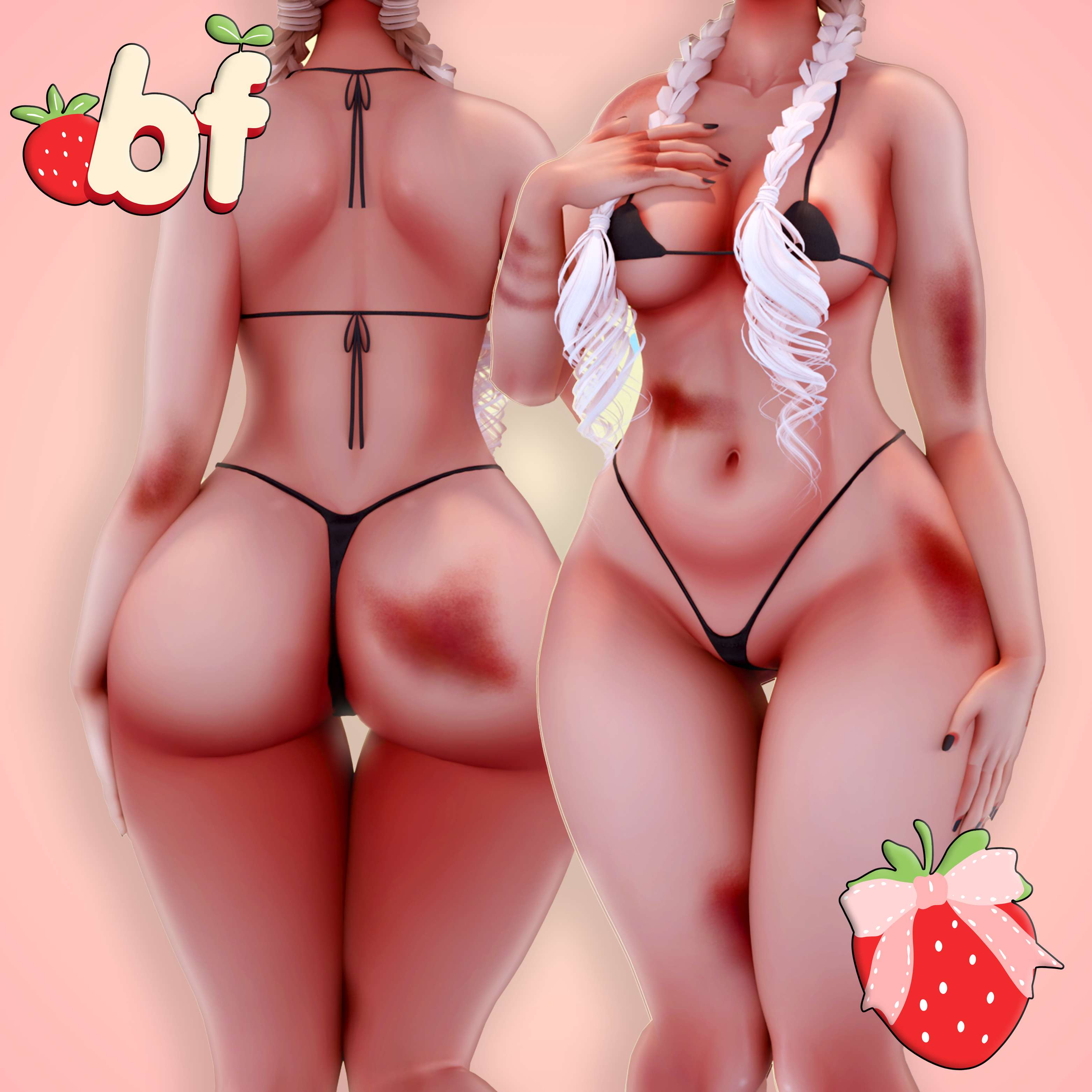 FREE - LoveMeTender pt 3 (Egirl Tattoos) (Bruises and Cuts)