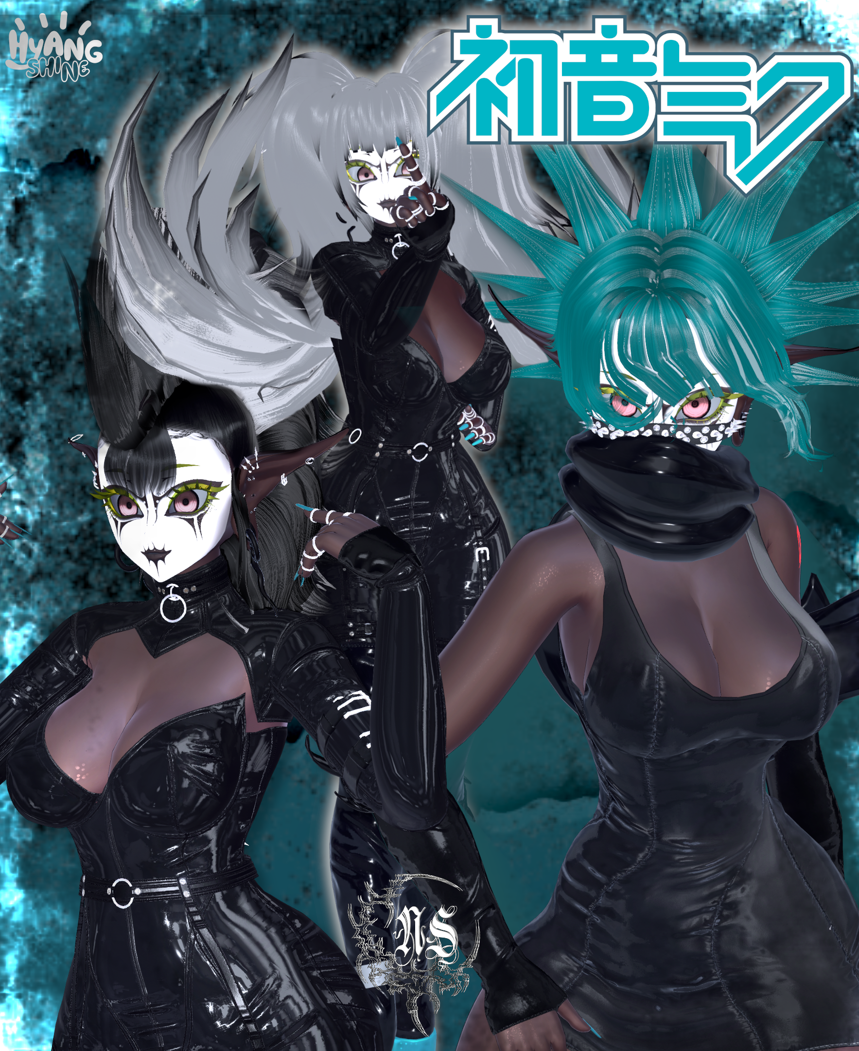 { Latex Miku } - PC & QUEST, GOGO, FT