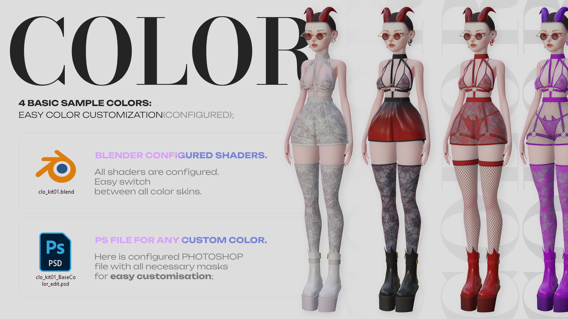 Female BodySuit KIT 01