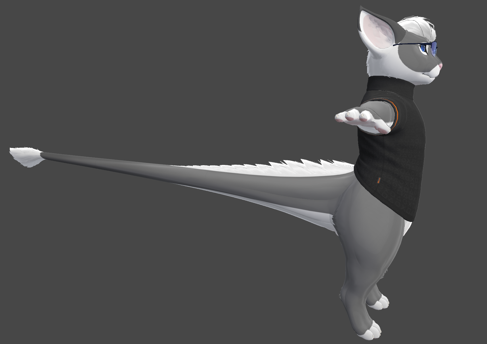 Soren VRChat Avatar (Bipedal & Taur) PC + Quest
