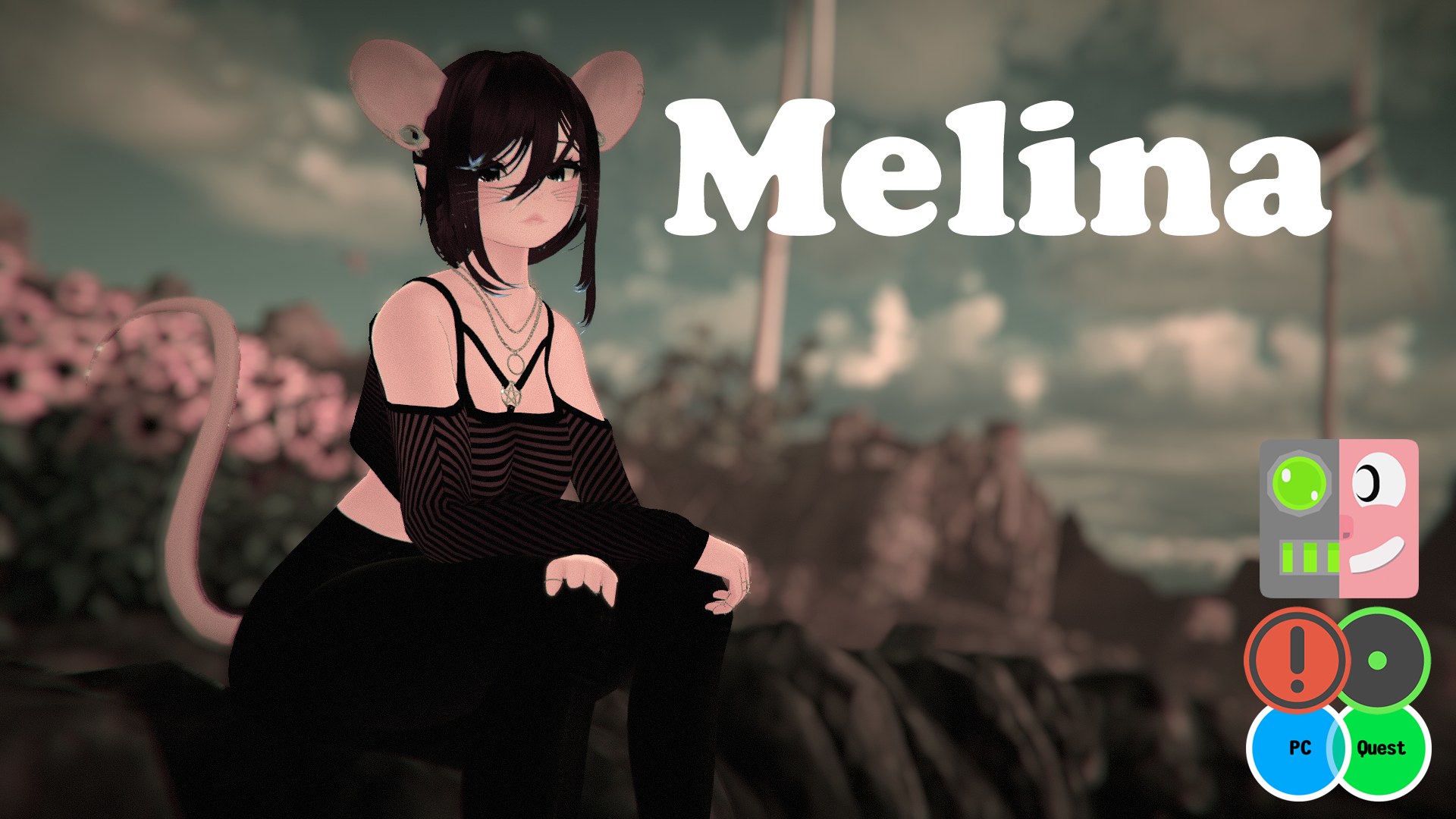 Melina the Rat Witch ππ§(PC, OPTI, QUEST, SPS, Gogo Loco, VRCFT / Face Tracking)