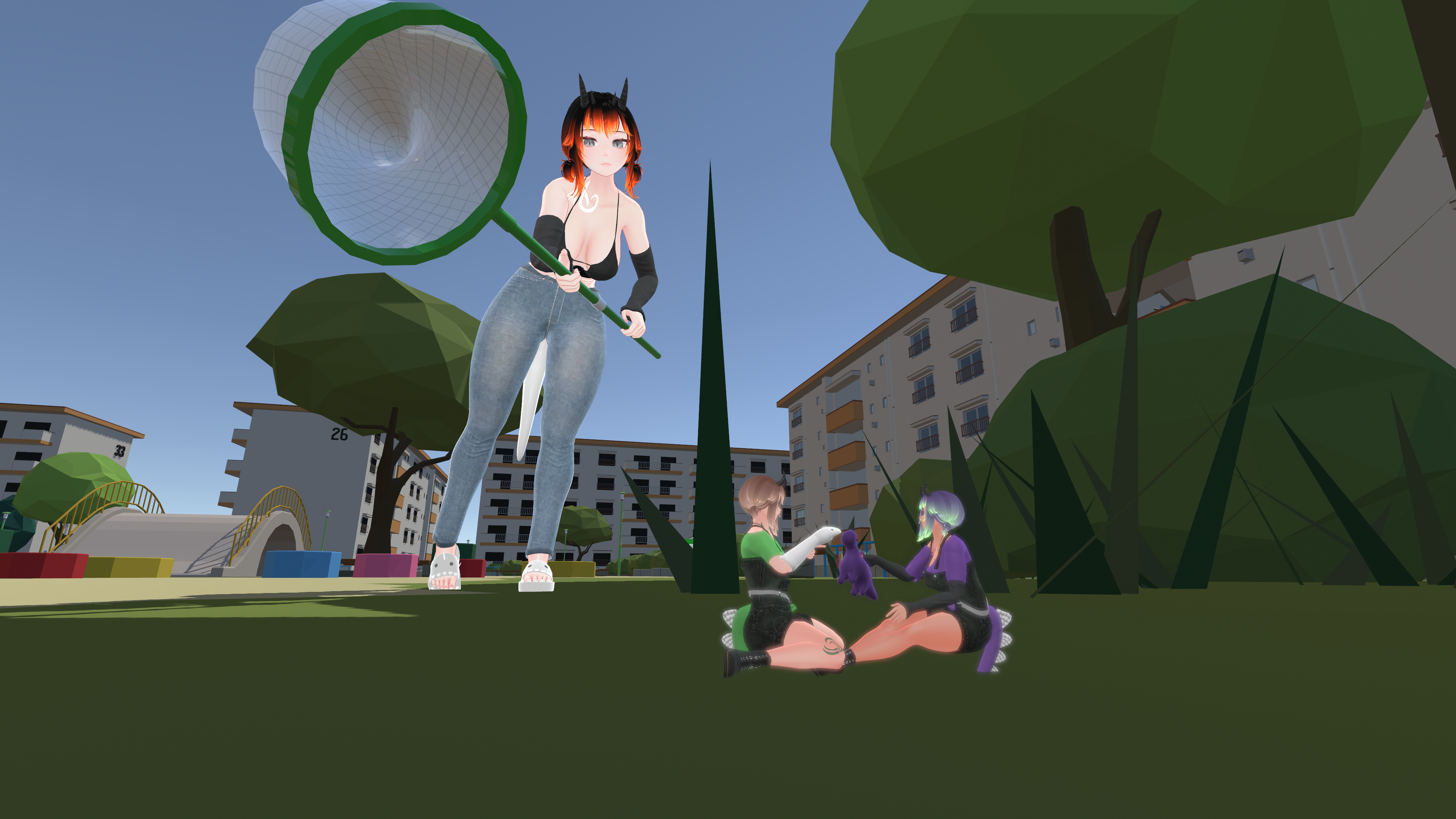 Penny the Goofy Dino ๐ฆ (FREE), (Female / Femboy, PC, QUEST, Gogo Loco, VRCFT / Face Tracking)