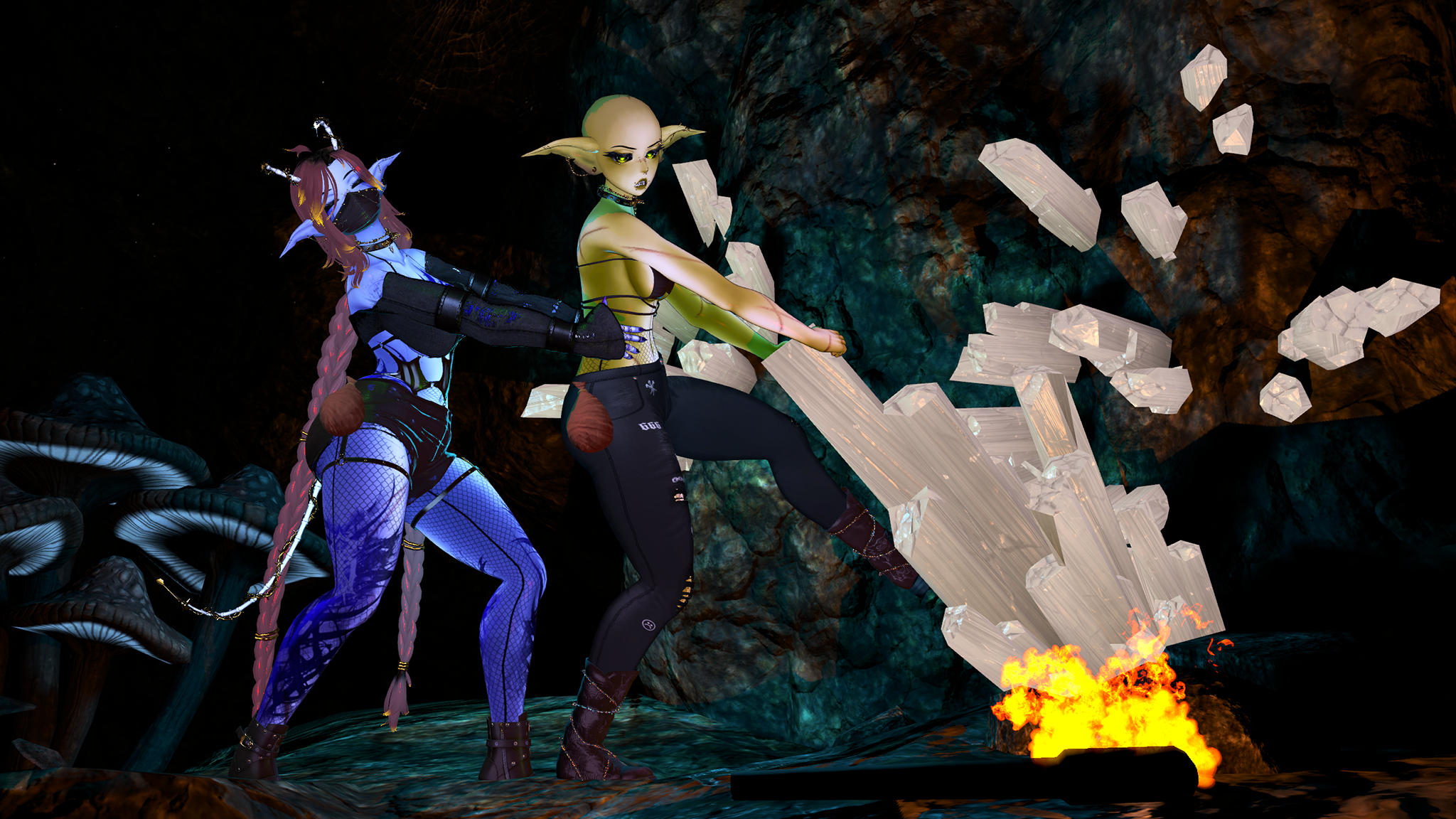 Goobi the Goblin Goober (Female / Femboy, PC, OPTI, QUEST, Gogo, VRCFT / Face Tracking, SPS, LOLIPOP)