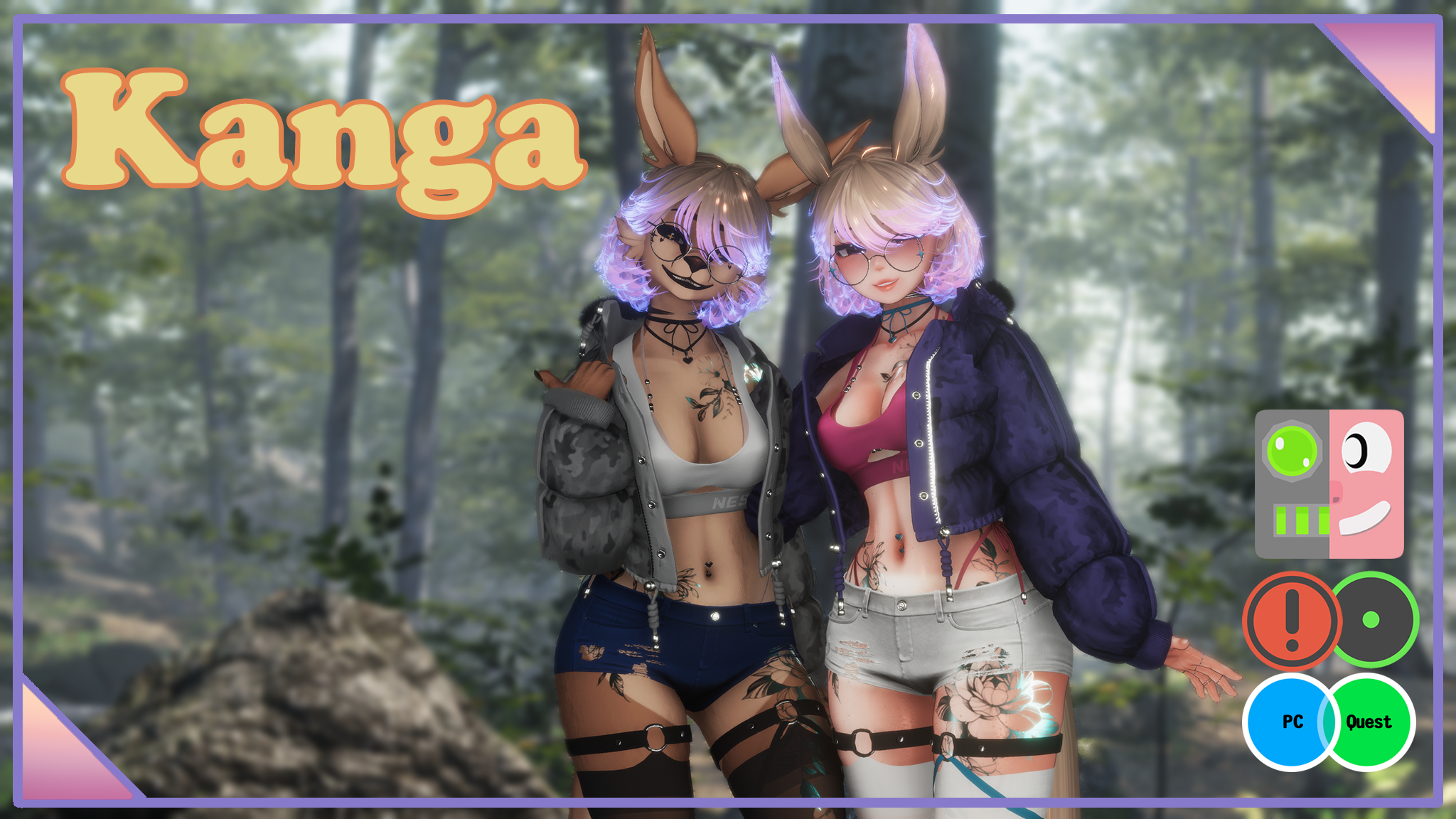 Kanga by Rue (Female / Femboy / Furry, PC, OPTI, QUEST, Gogo, VRCFT / Face Tracking, SPS, LOLIPOP)