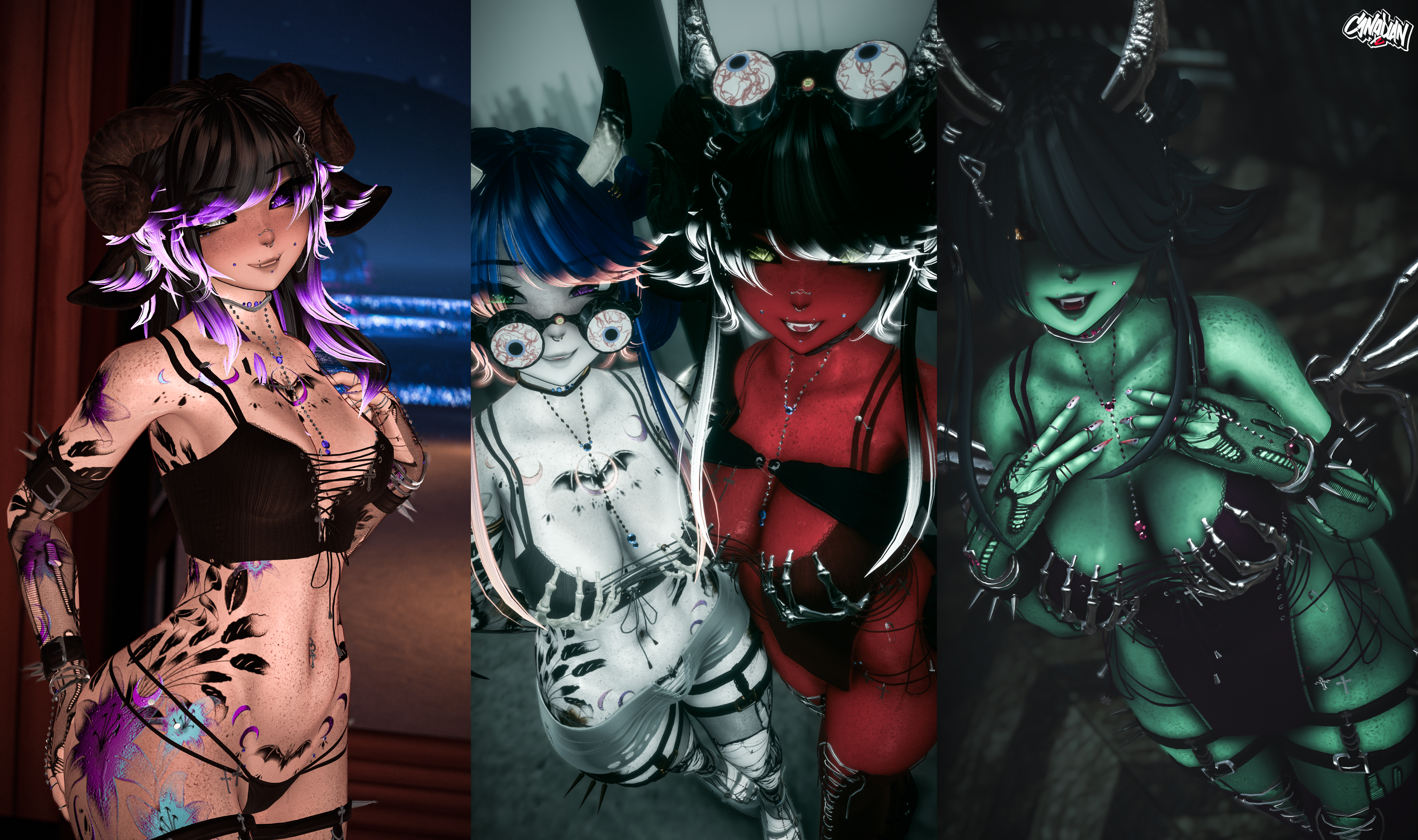 Cyshiu the Cursed 🐐(Female / Femboy, PC, QUEST, Gogo, Face Tracking)