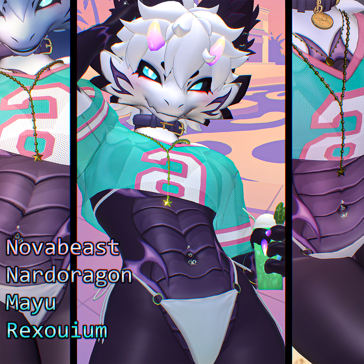 Cover girl outfit (Multi-Model) (Novabeast, Nardoragon, Rexouium (+Disko+Magpie), and Mayu) [VRCHAT]