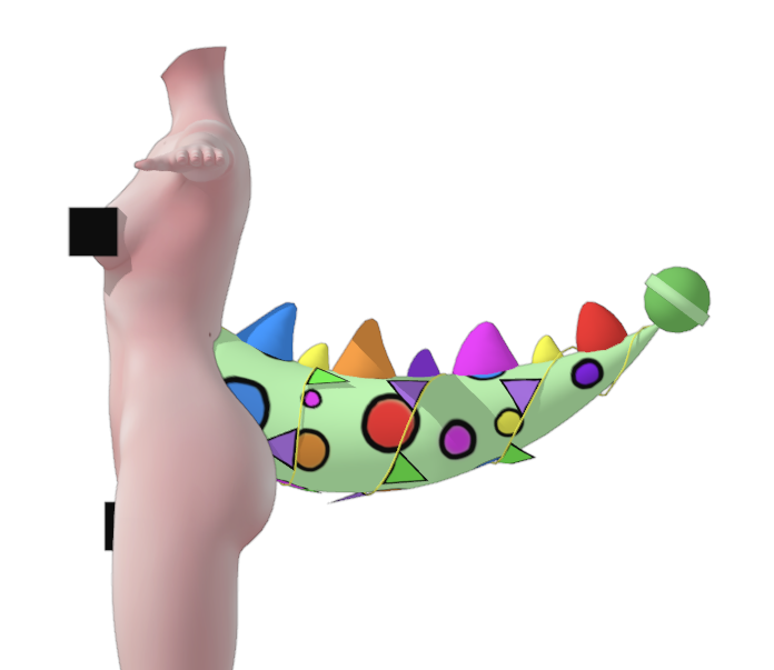 Dino Clown Tail