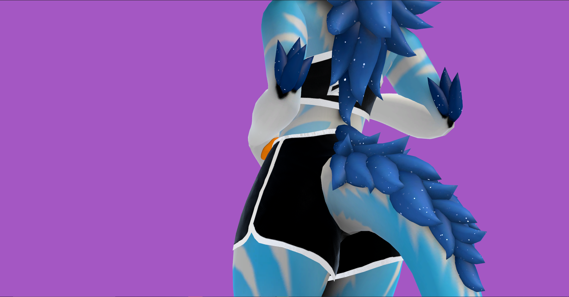 Booty shorts and gym top for Nardoragon