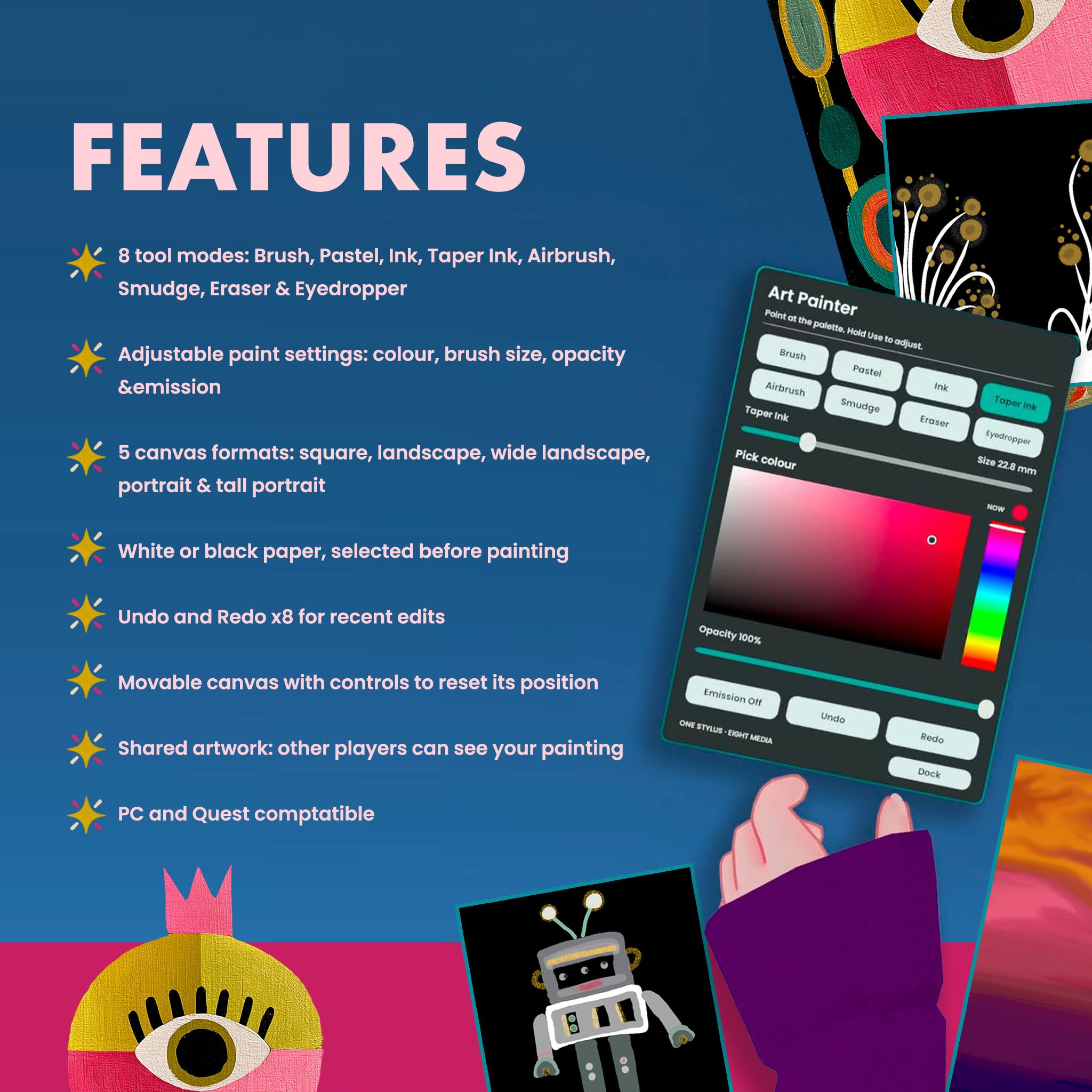 Art Painter VRchat Prefab