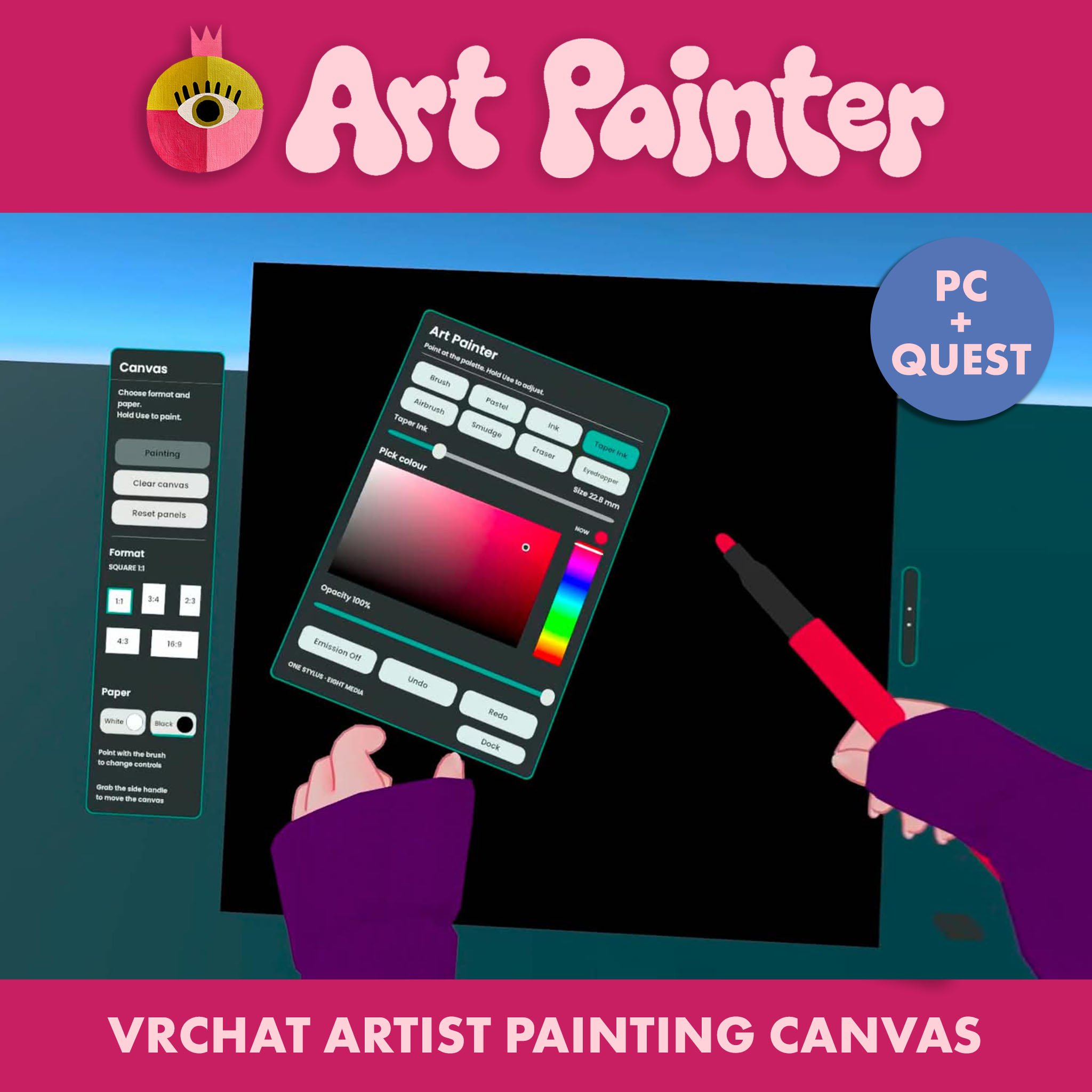 Art Painter VRchat Prefab