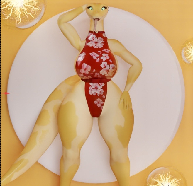 Lily Snake - Tight Suit Texture