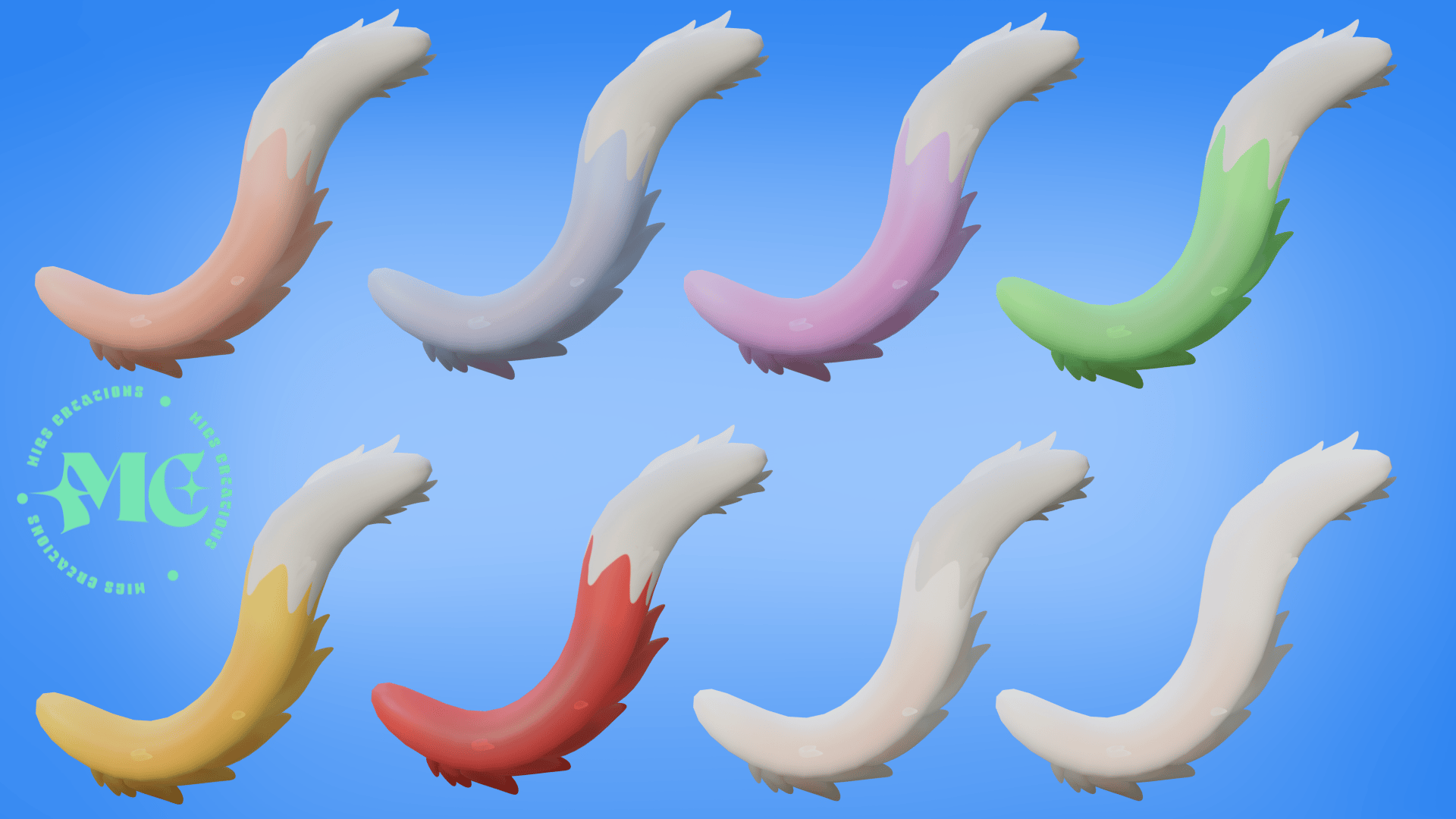 Set Cat Ears & Tail VRChat asset