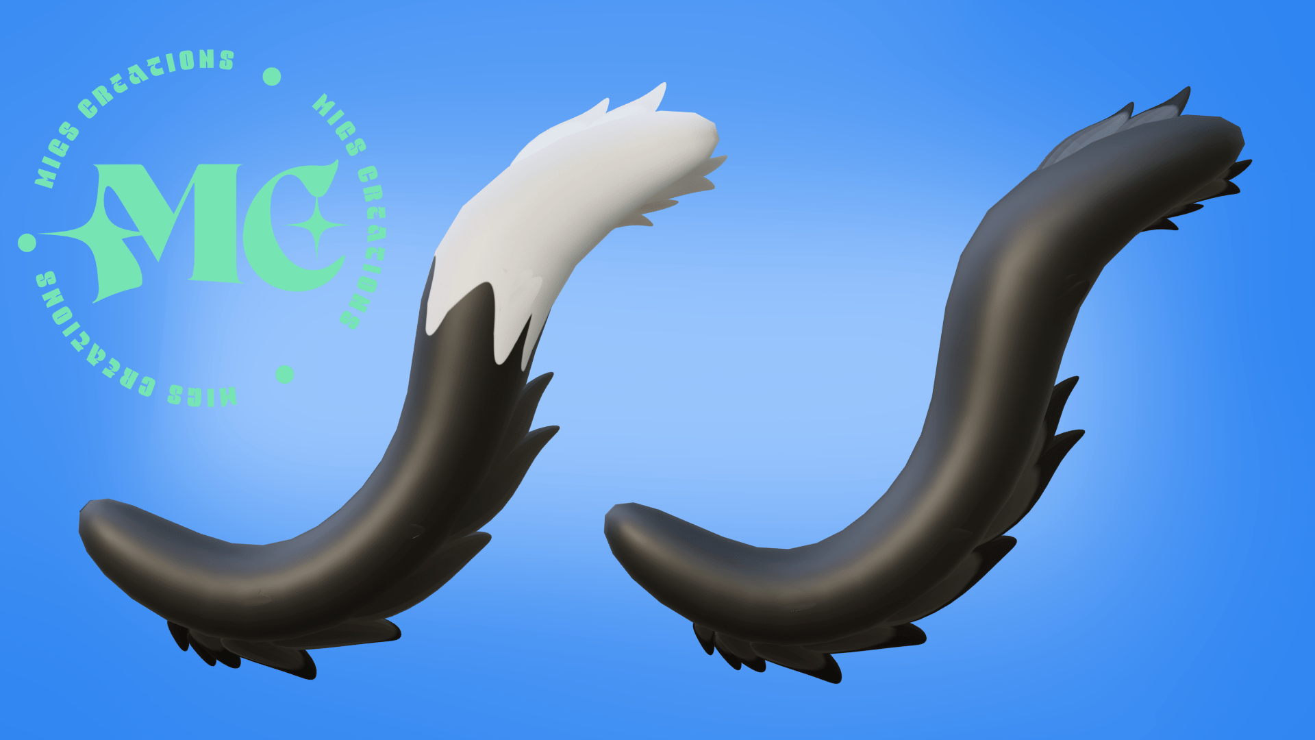 Set Cat Ears & Tail VRChat asset