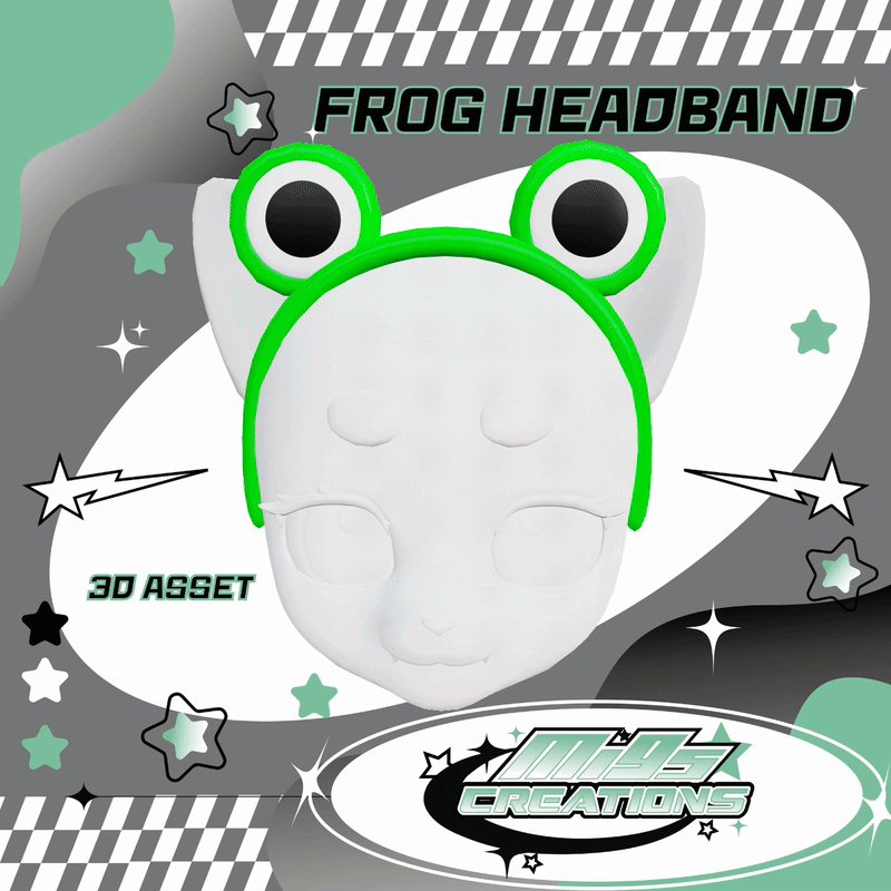 Frog Headband | VRChat Asset
