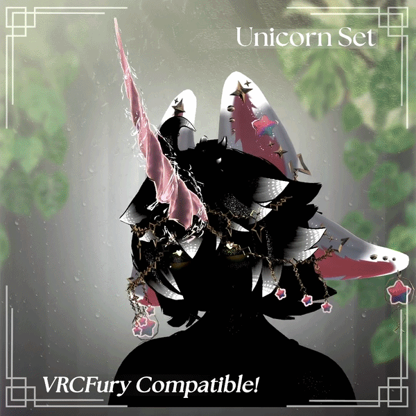 Unicorn Set - VRCFury Prefab Included!