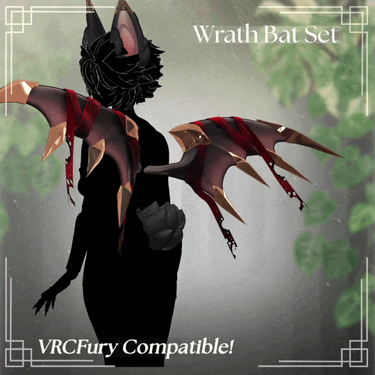Wrath Bat Set - VRCFury Prefab Included!