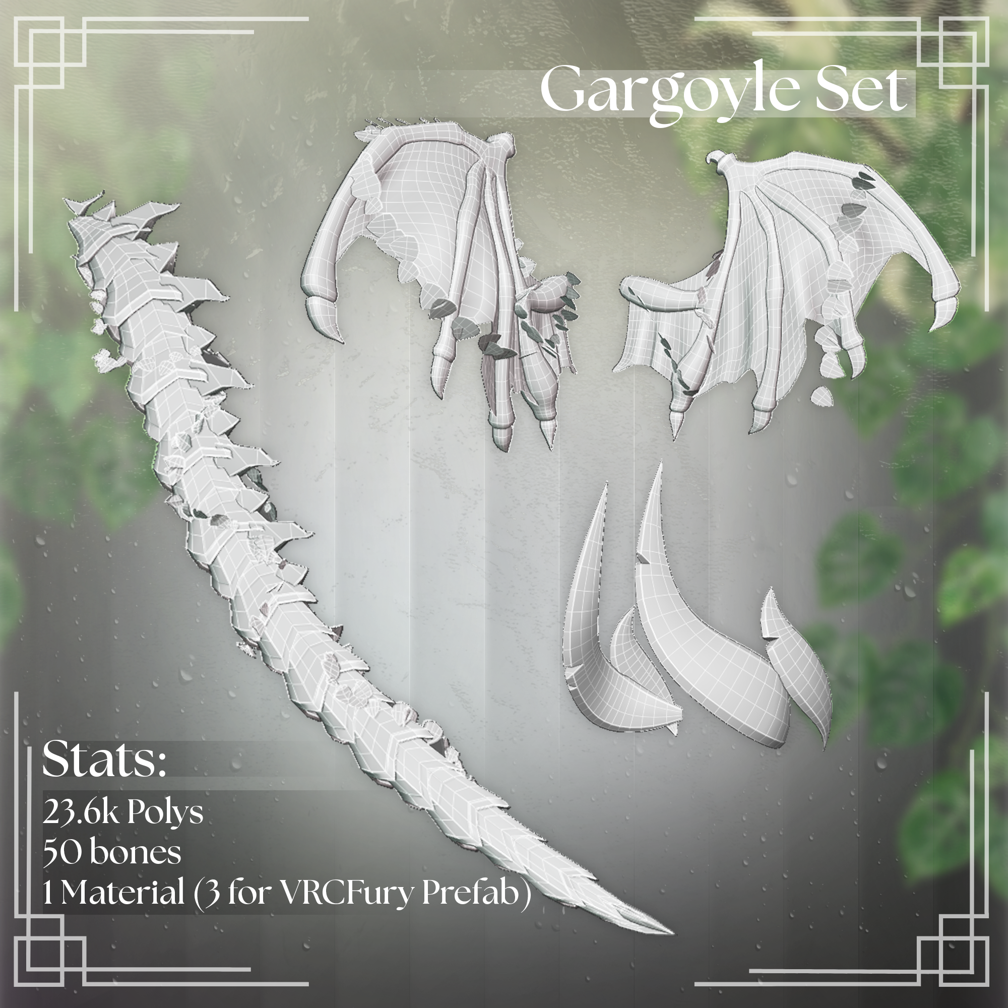 Gargoyle Set - VRCFury Prefab Included!