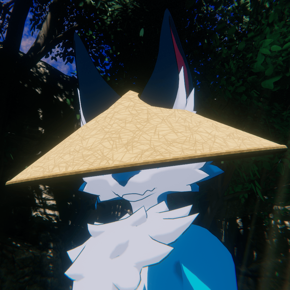 [VRChat] Novabeast Ronin/samurai hat