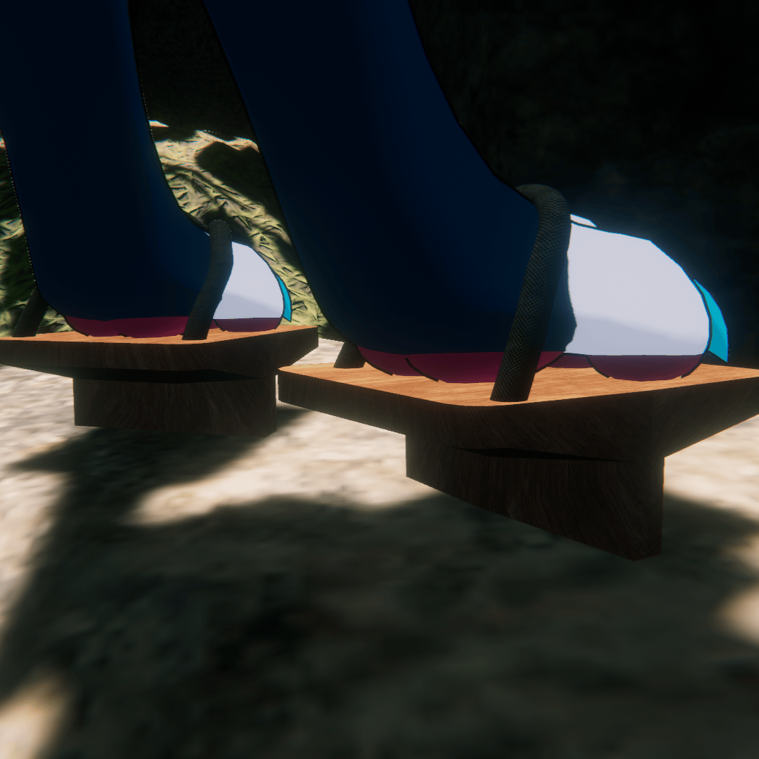 [VRChat] Novabeast Ipponba geta shoes