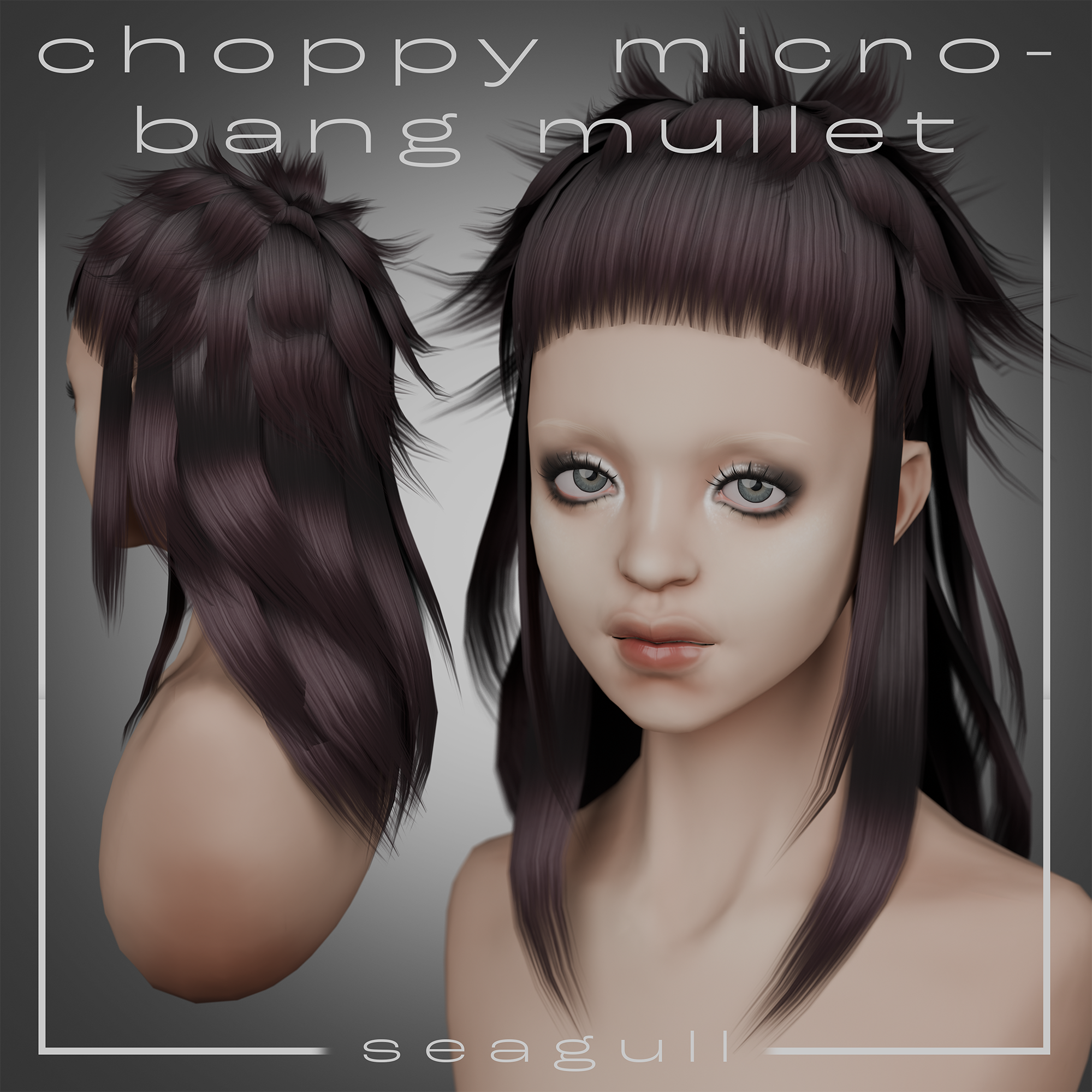 Choppy Microbang Mullet 