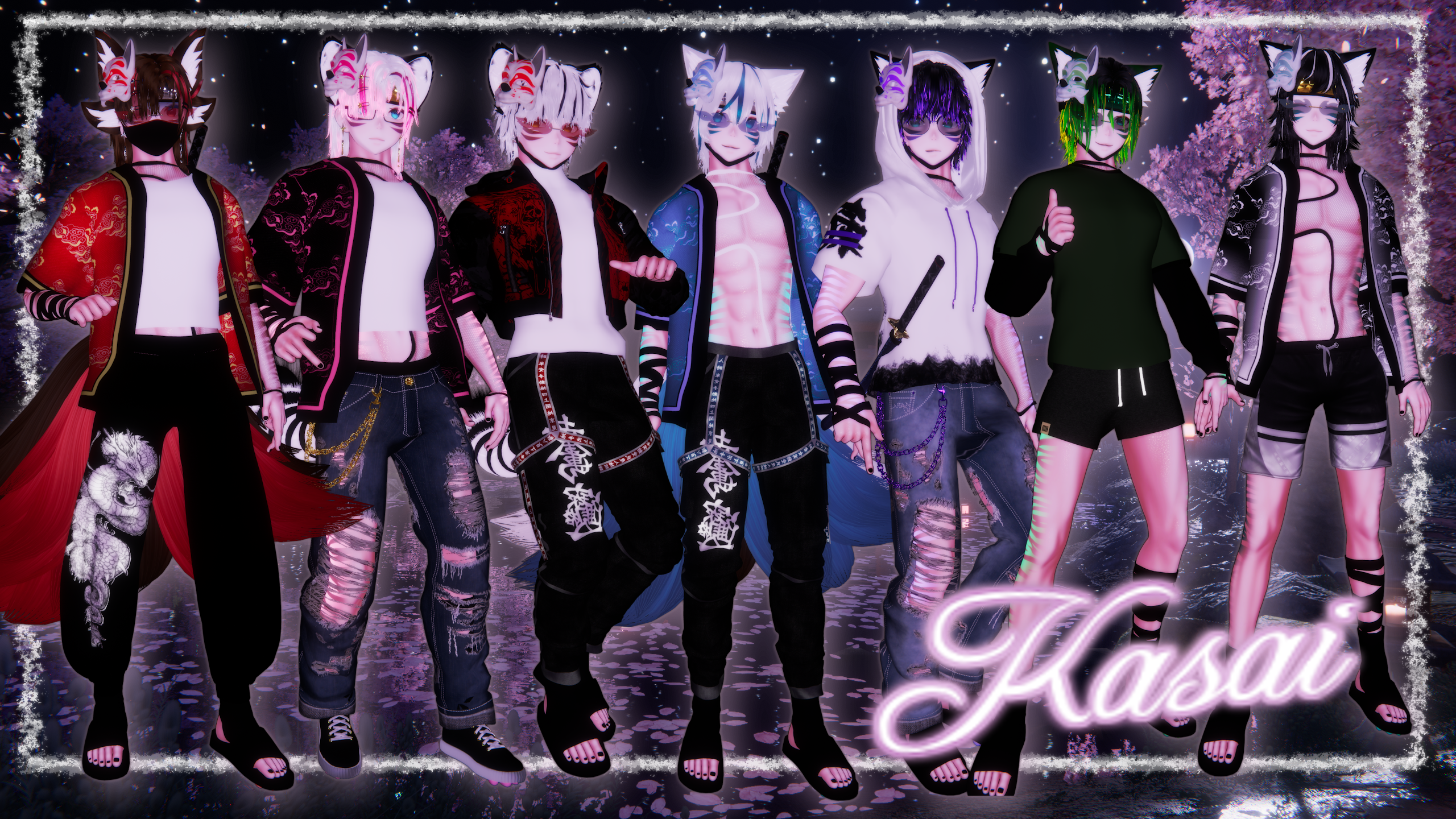 Kasai the Flame Kitsune/Tiger (PC + QUEST + FT)