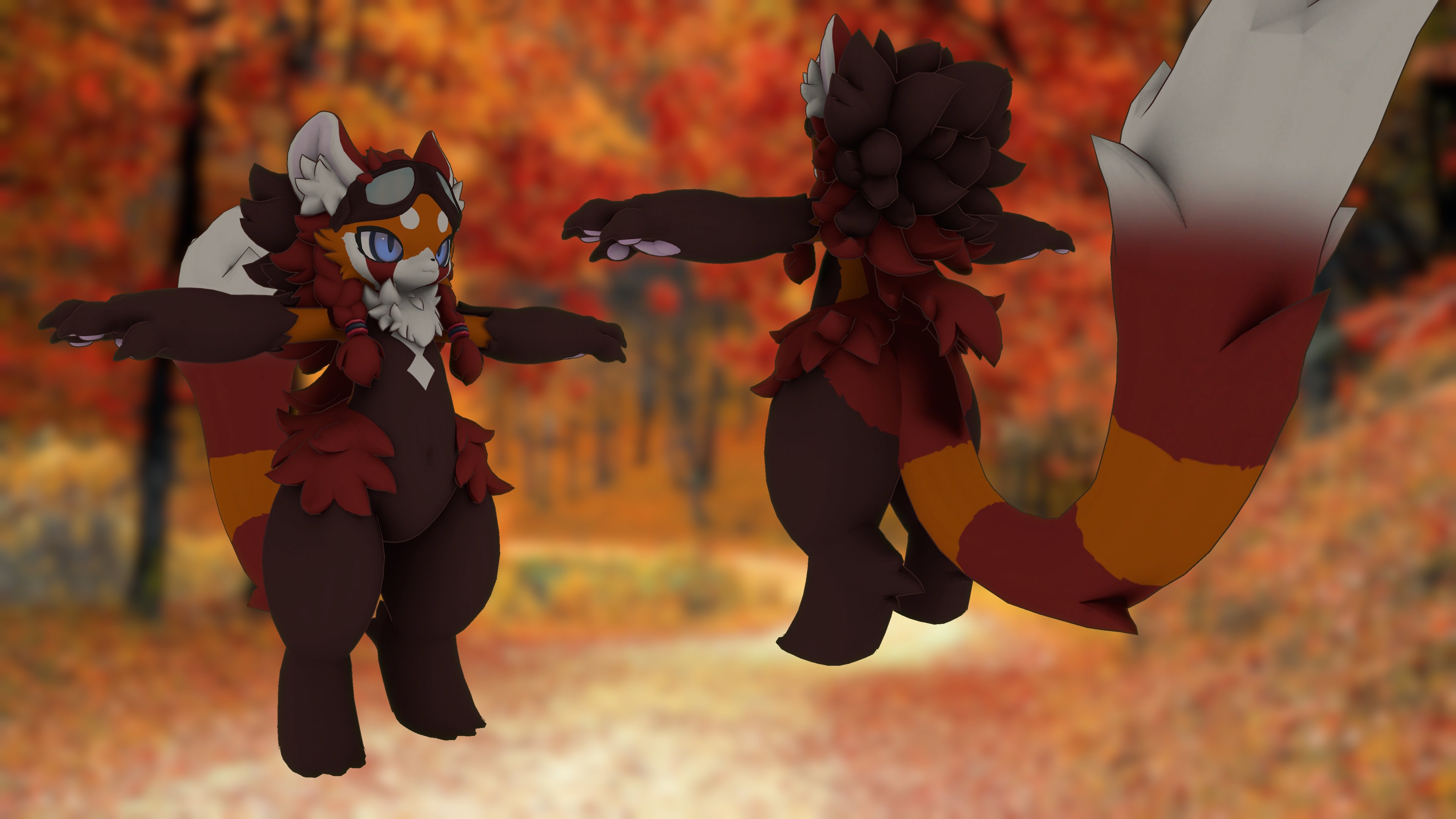 🍁 Red Panda 🍁 Texture Set for the Chibitora