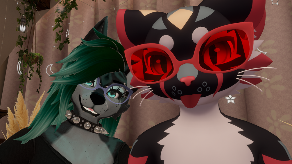 Cateye Glasses - VRChat Avatar Accessory