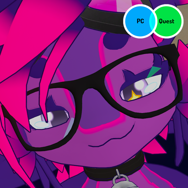 Hipster Glasses - VRChat Avatar Accessory