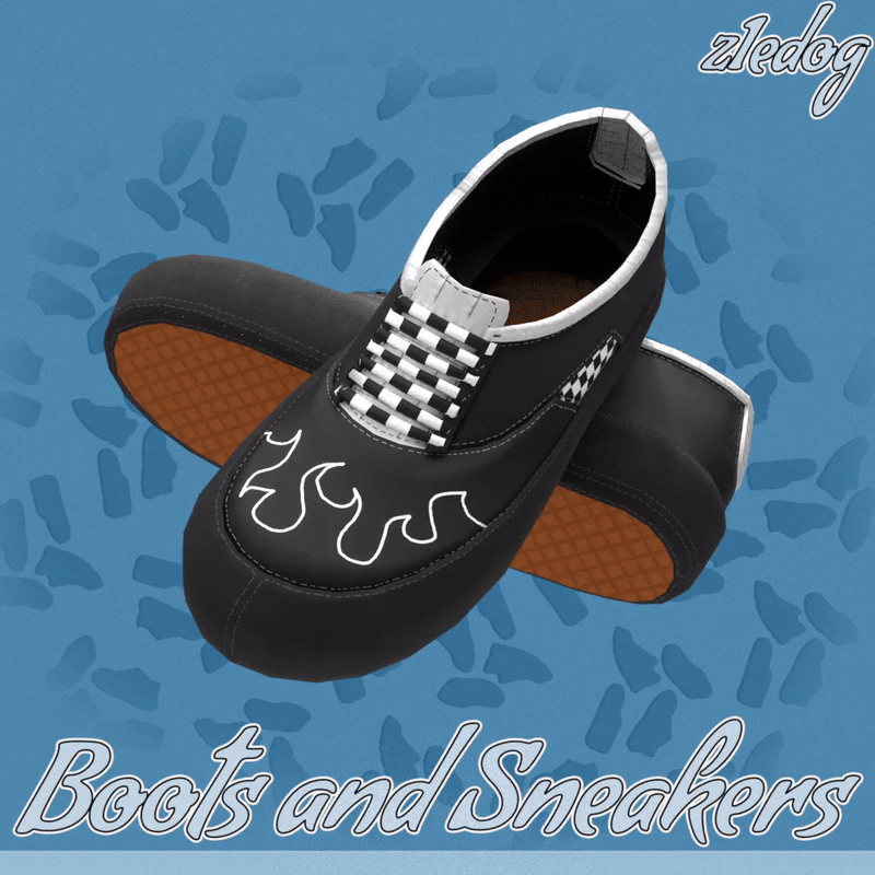 Boots and Sneakers - created by z1edog