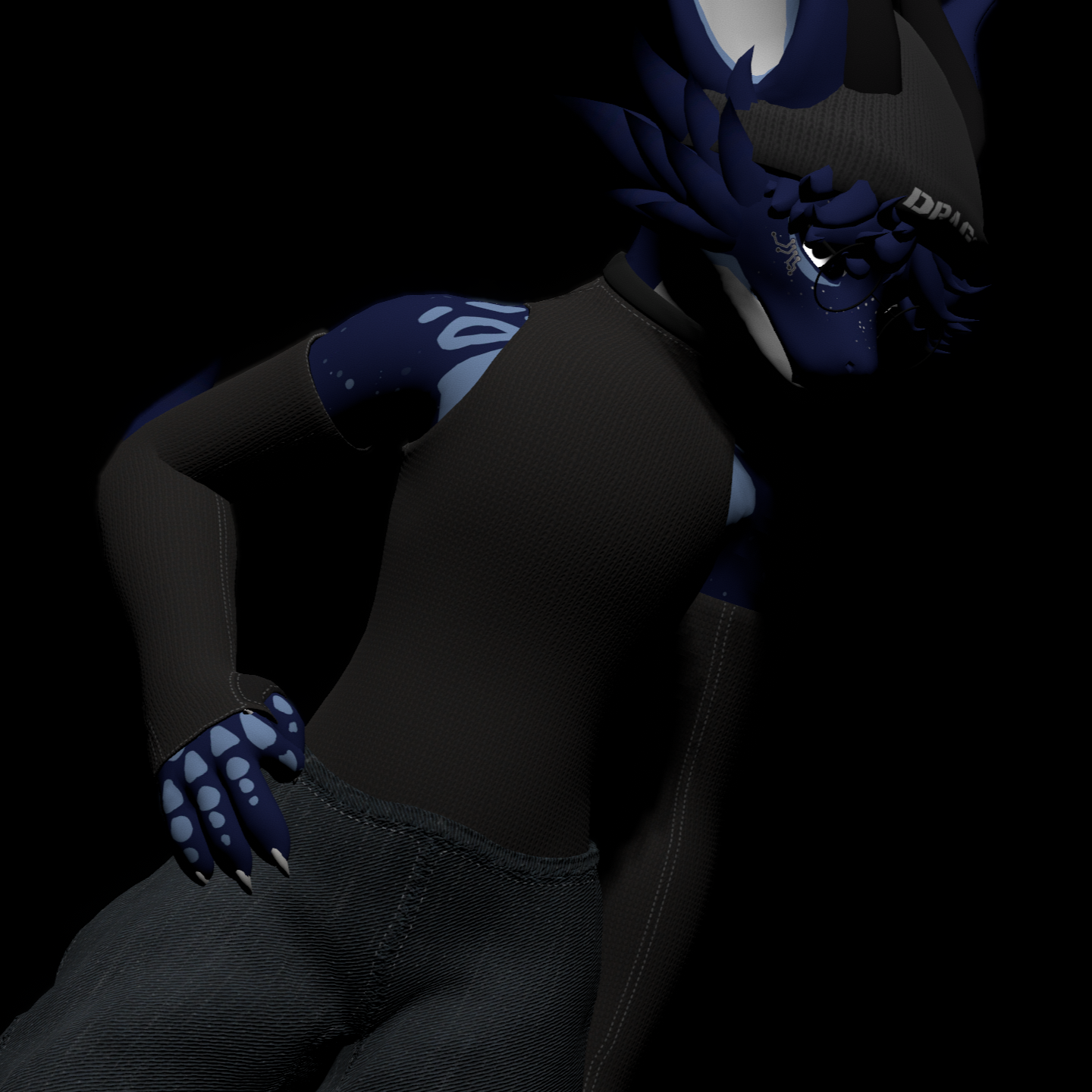 Nardoragon & Novabeast Turtleneck Warmer Outfit