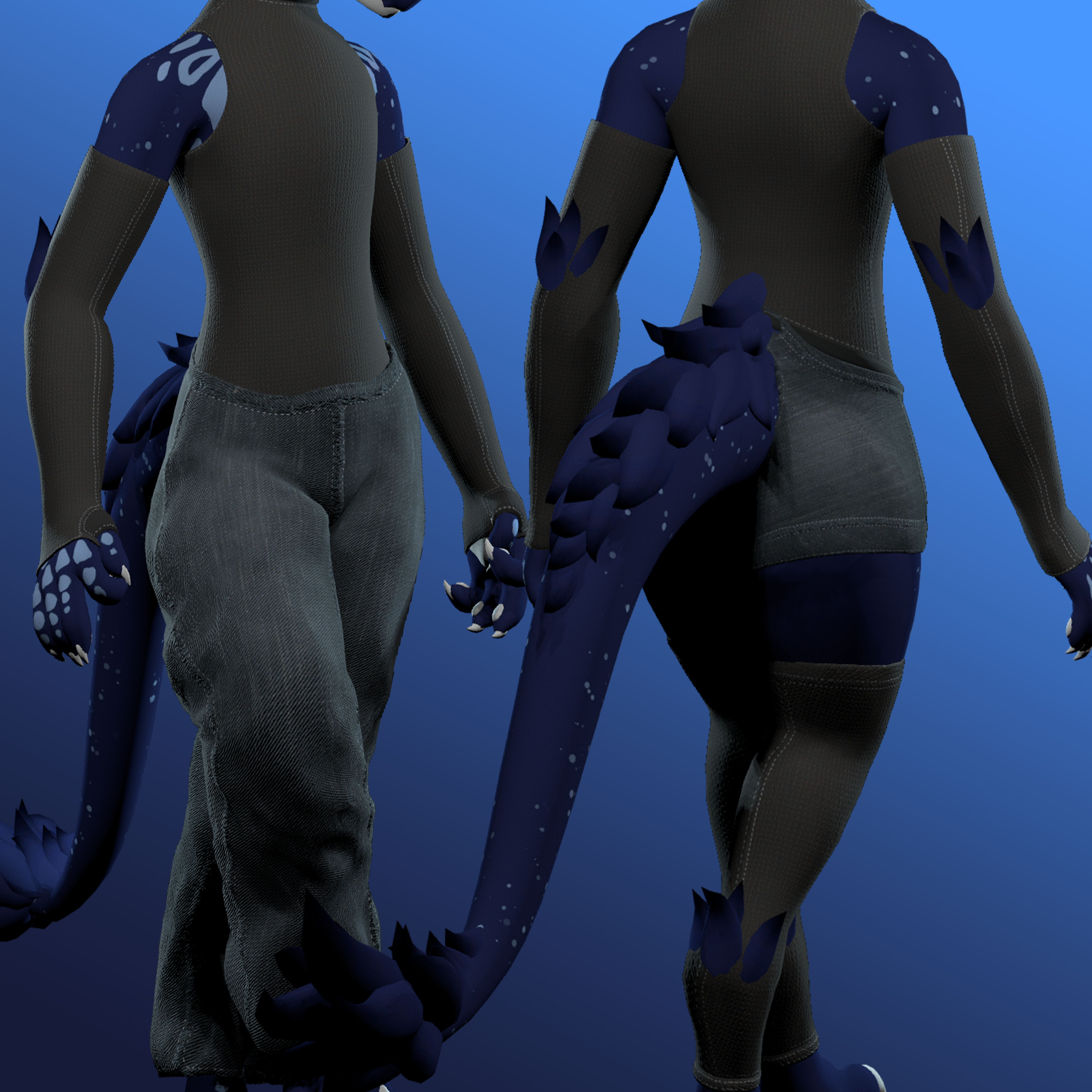 Nardoragon & Novabeast Turtleneck Warmer Outfit