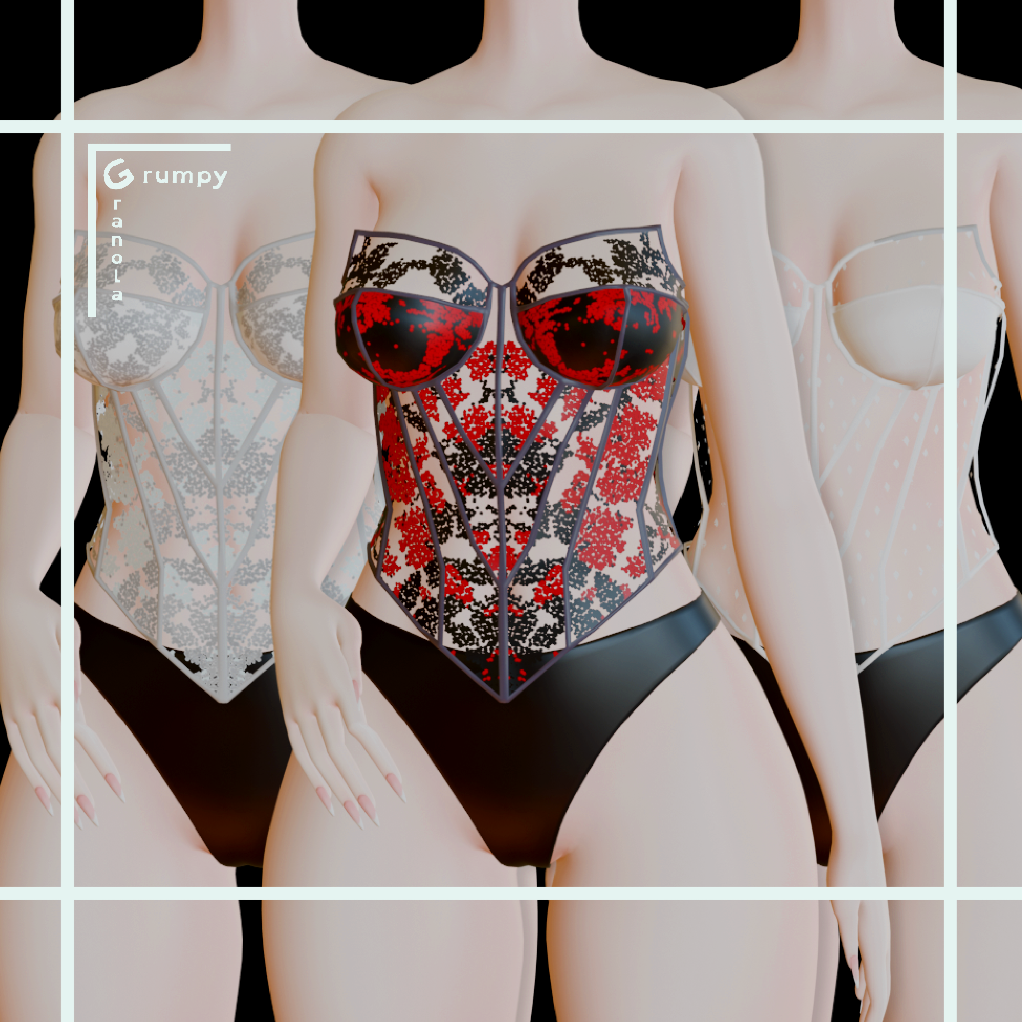 Princess Mesh Corset