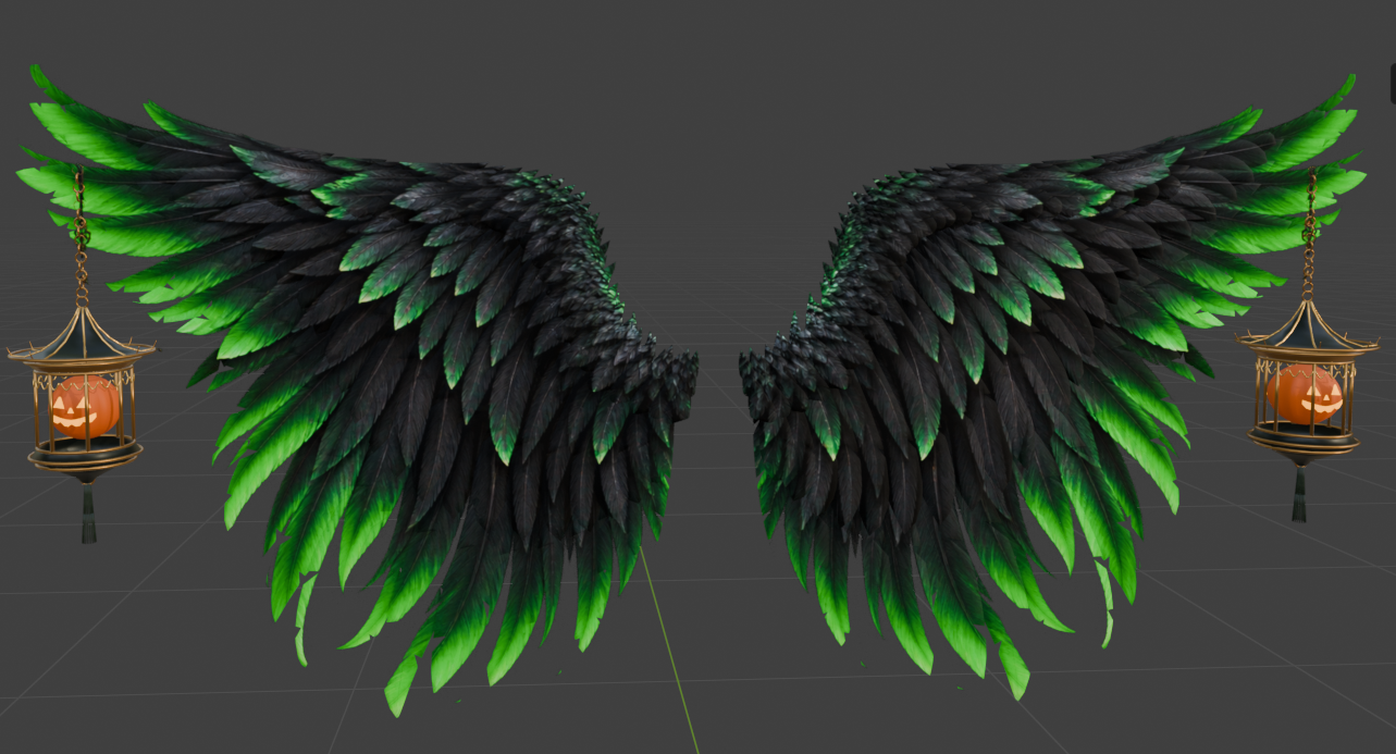 The Angelic Pumkin Wings