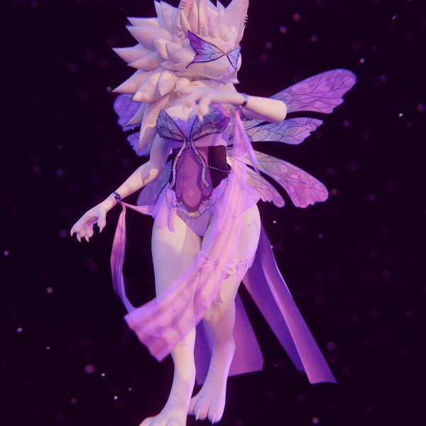 KFN/Nova Butterfly Dress / Particle System