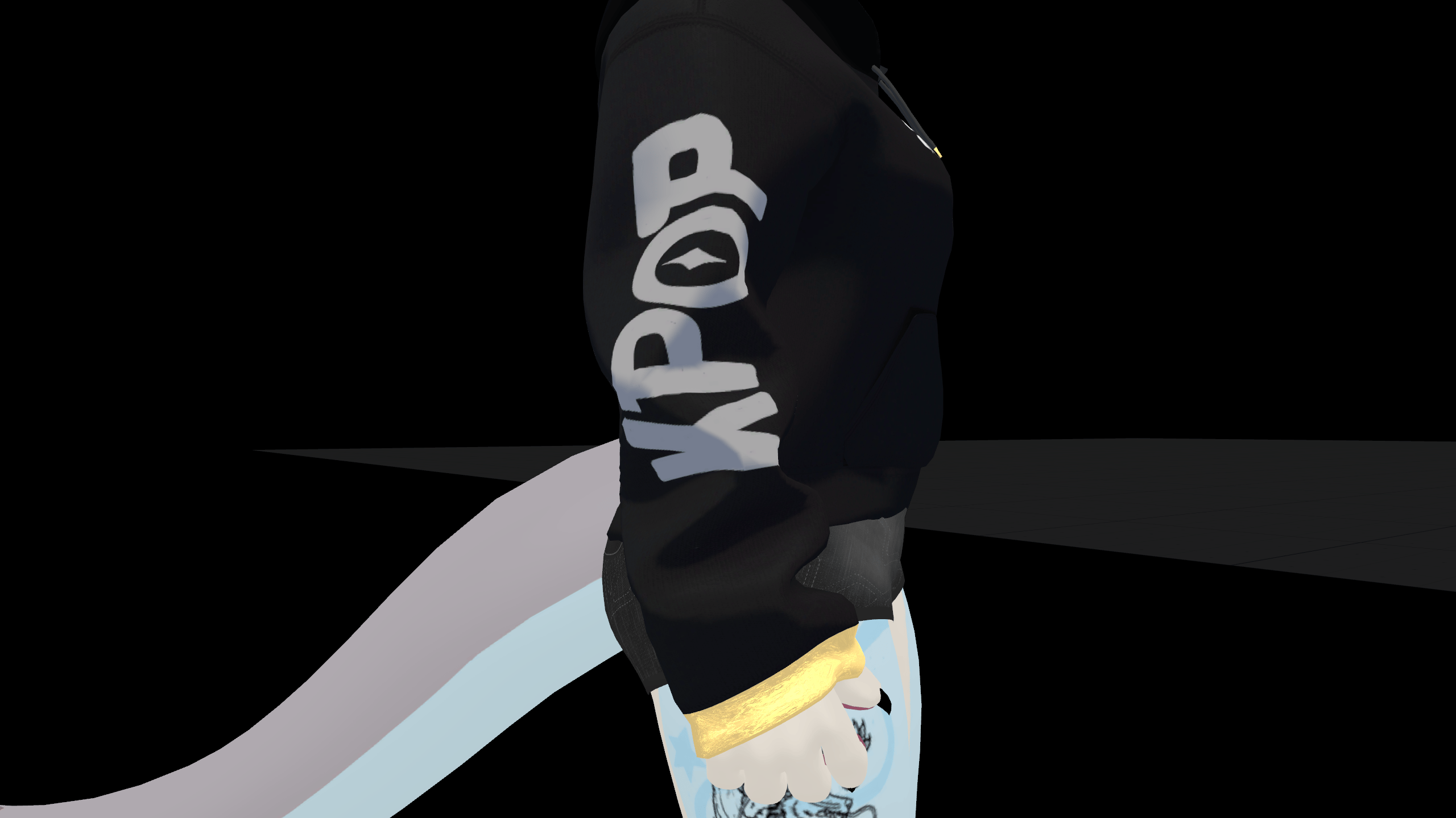 Huntr/x Druffle Baggy Hoodie TEXTURE