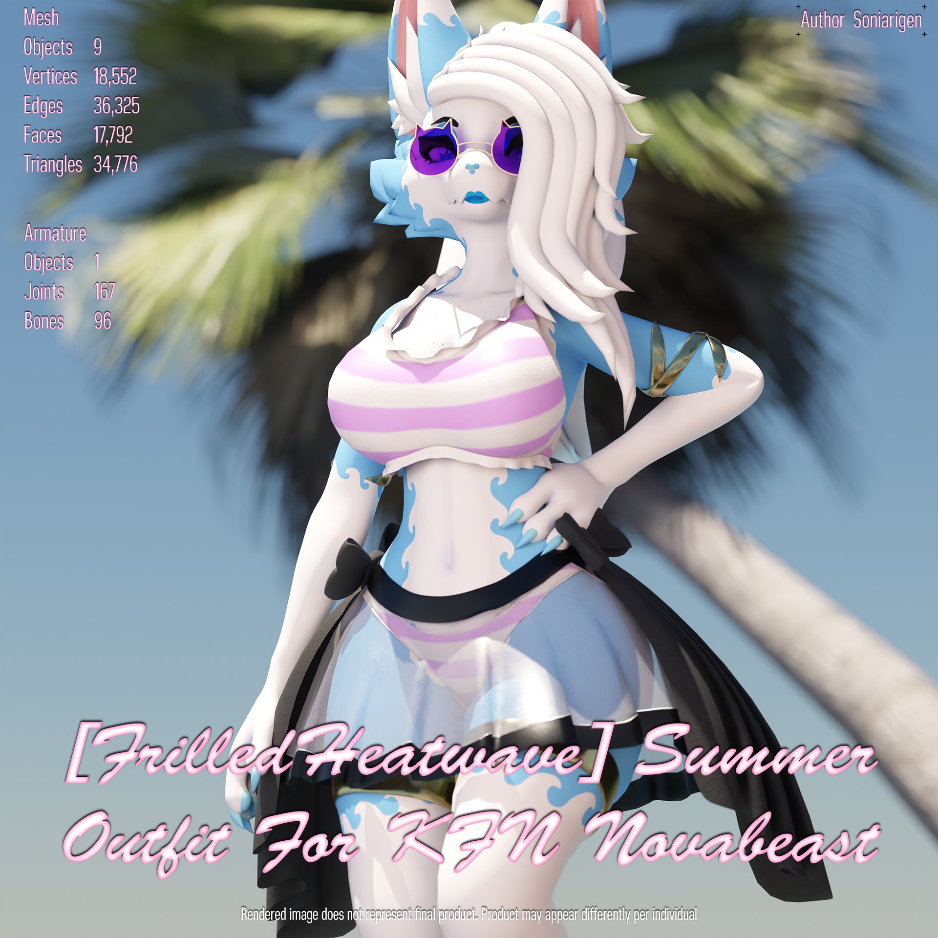 [FrilledHeatwave] KFN Novabeast Summer Outfit