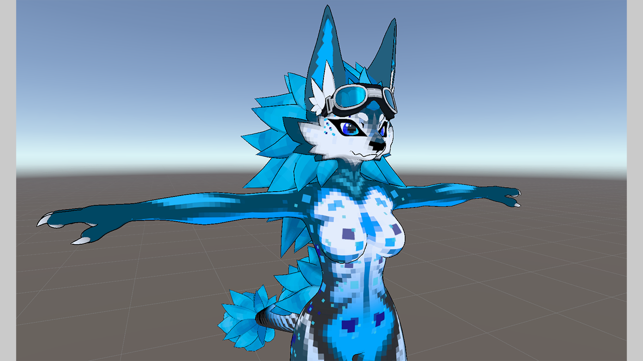 Pixel Texture Skin For Novabeast 1.2 | VRChat Texture