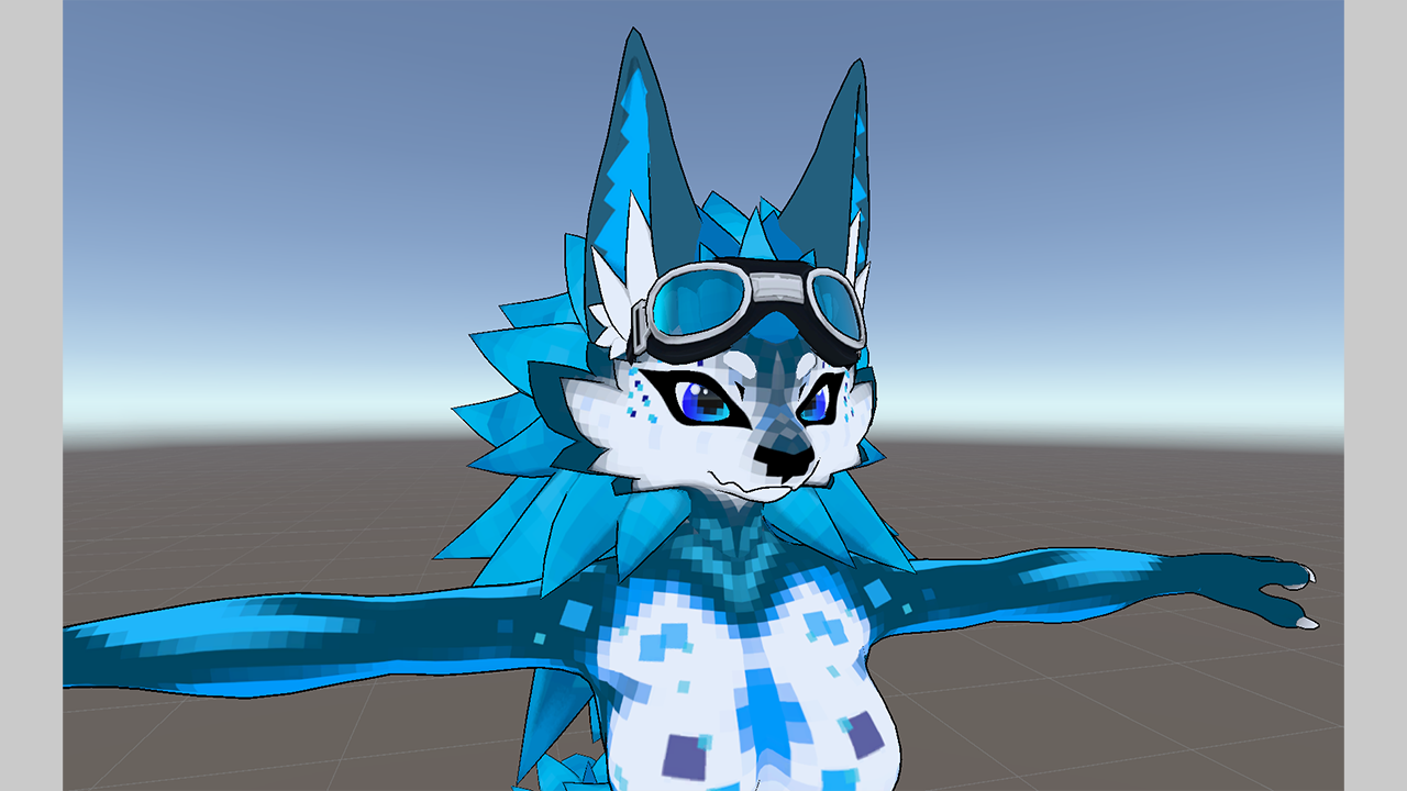 Pixel Texture Skin For Novabeast 1.2 | VRChat Texture
