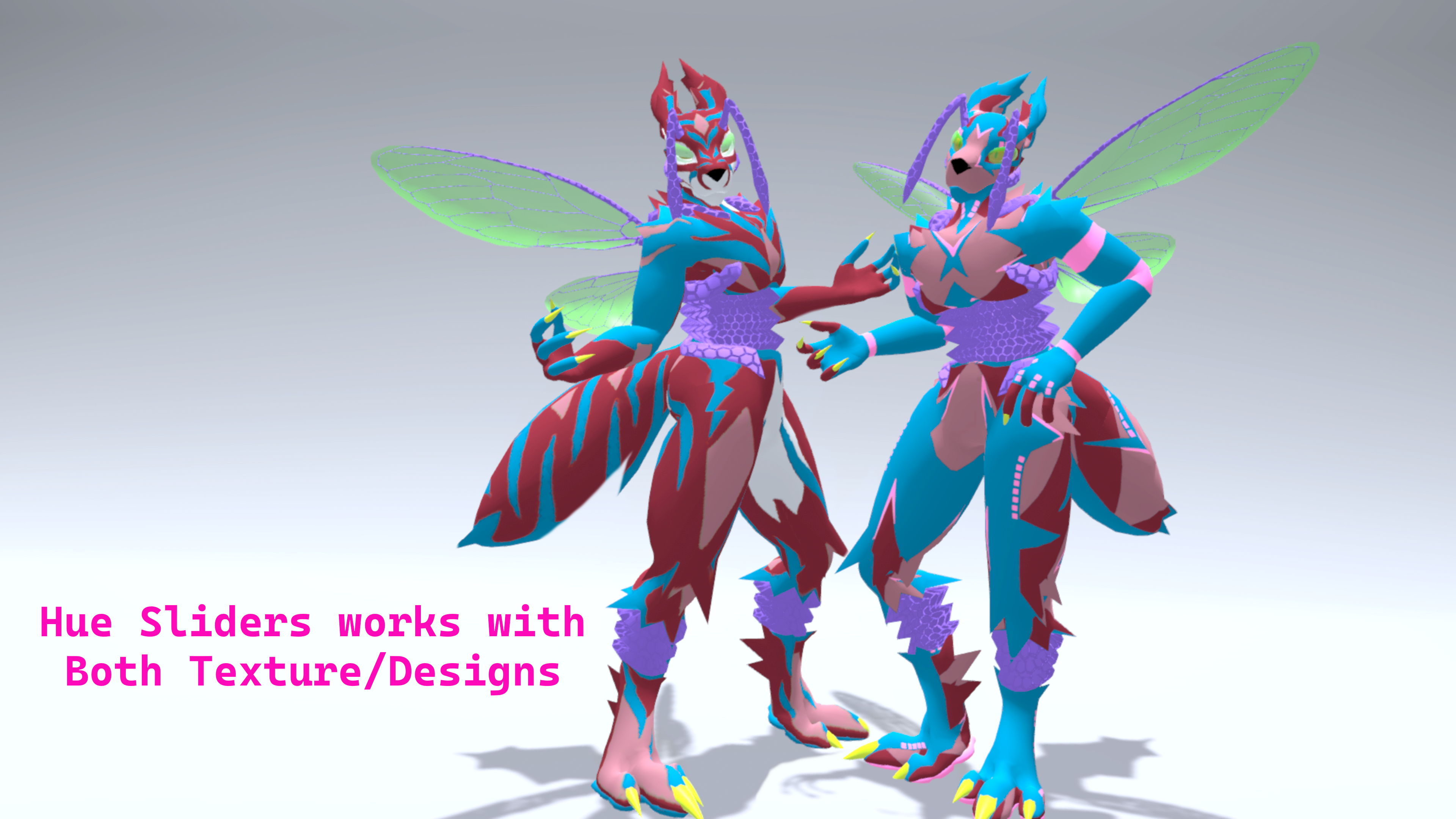 The Vesproo (Hybrid Species) VRC Avatar