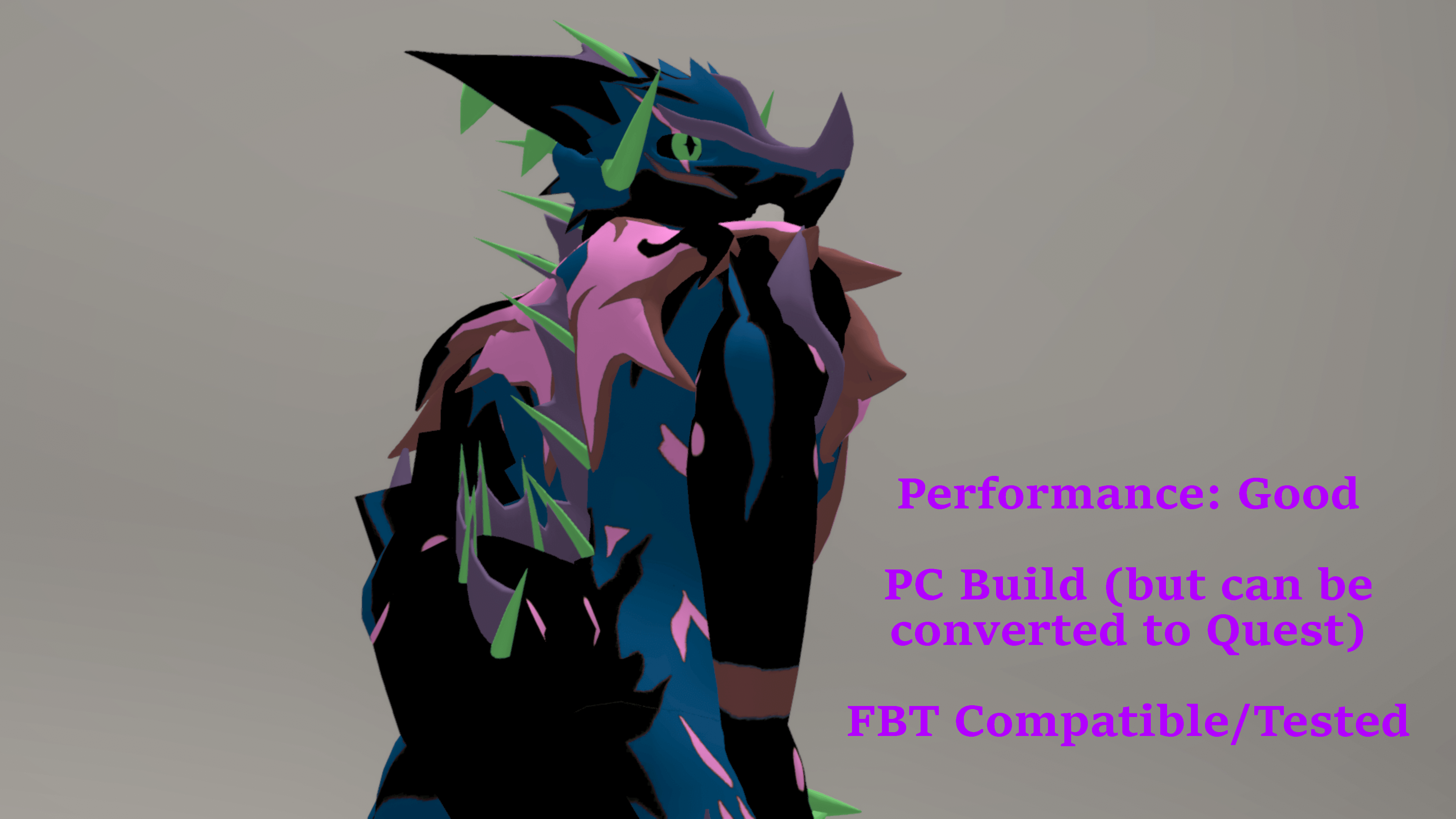 The Khovilisk (Hybrid Species) VRC Avatar