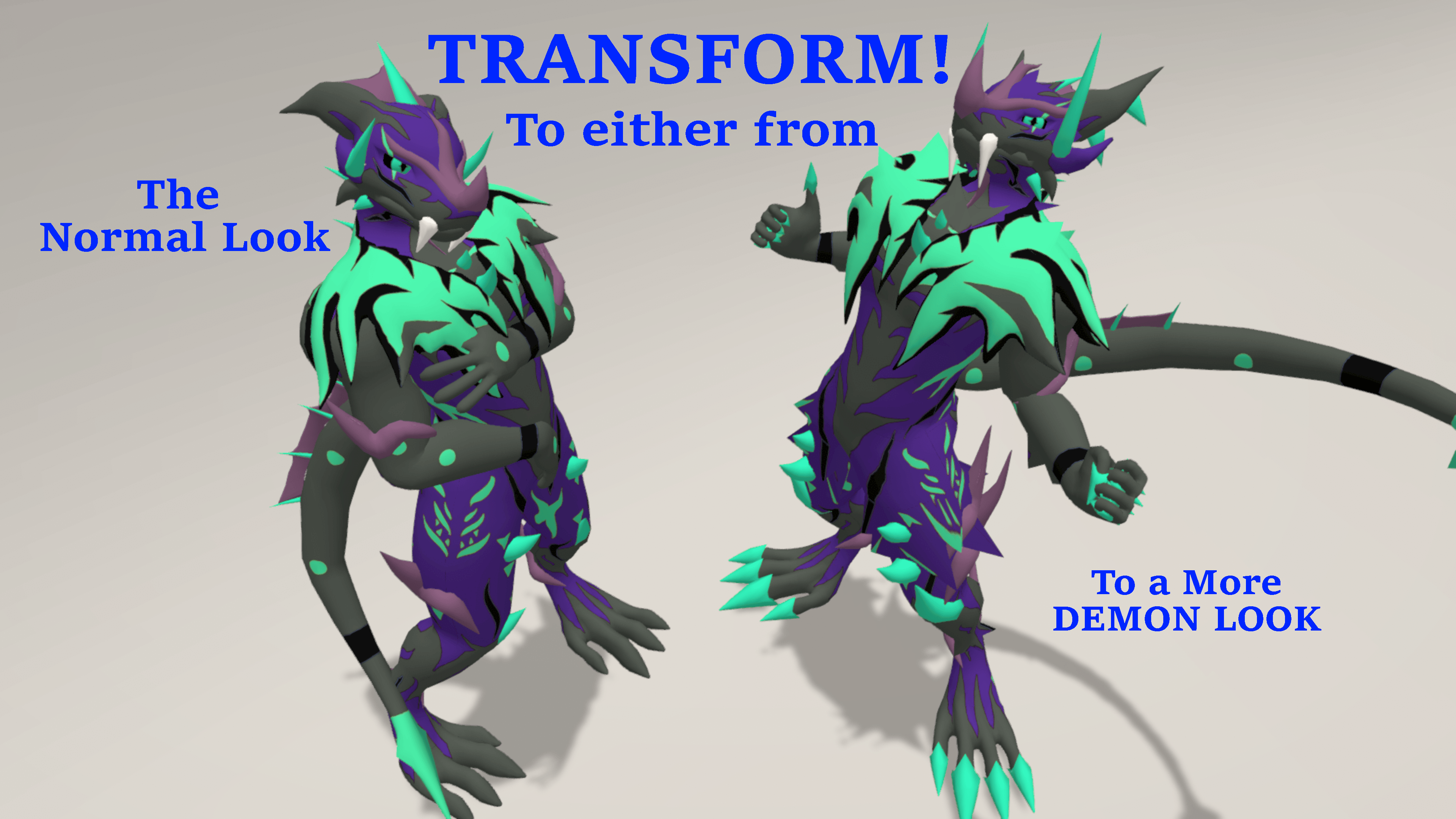 The Khovilisk (Hybrid Species) VRC Avatar