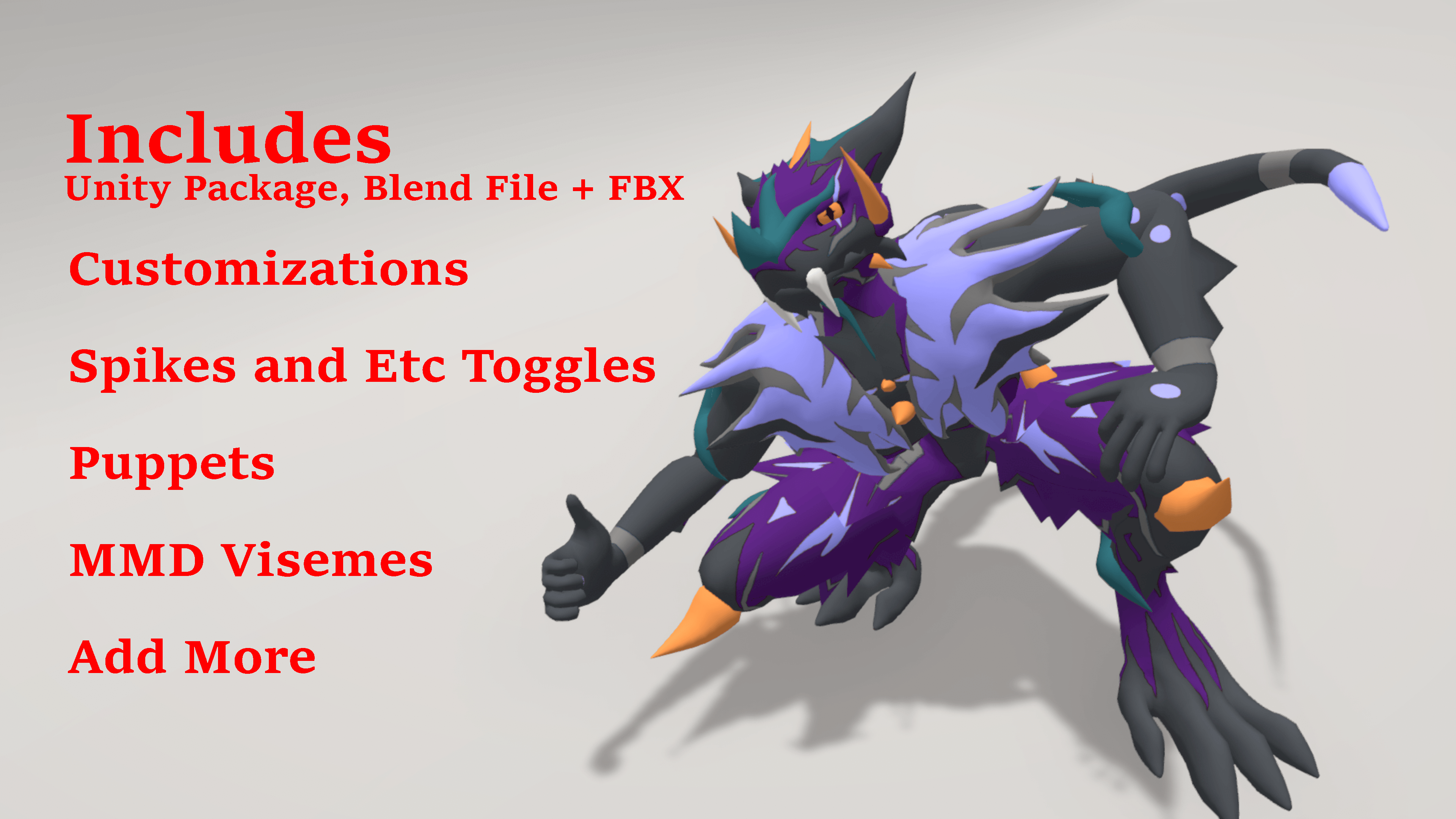 The Khovilisk (Hybrid Species) VRC Avatar