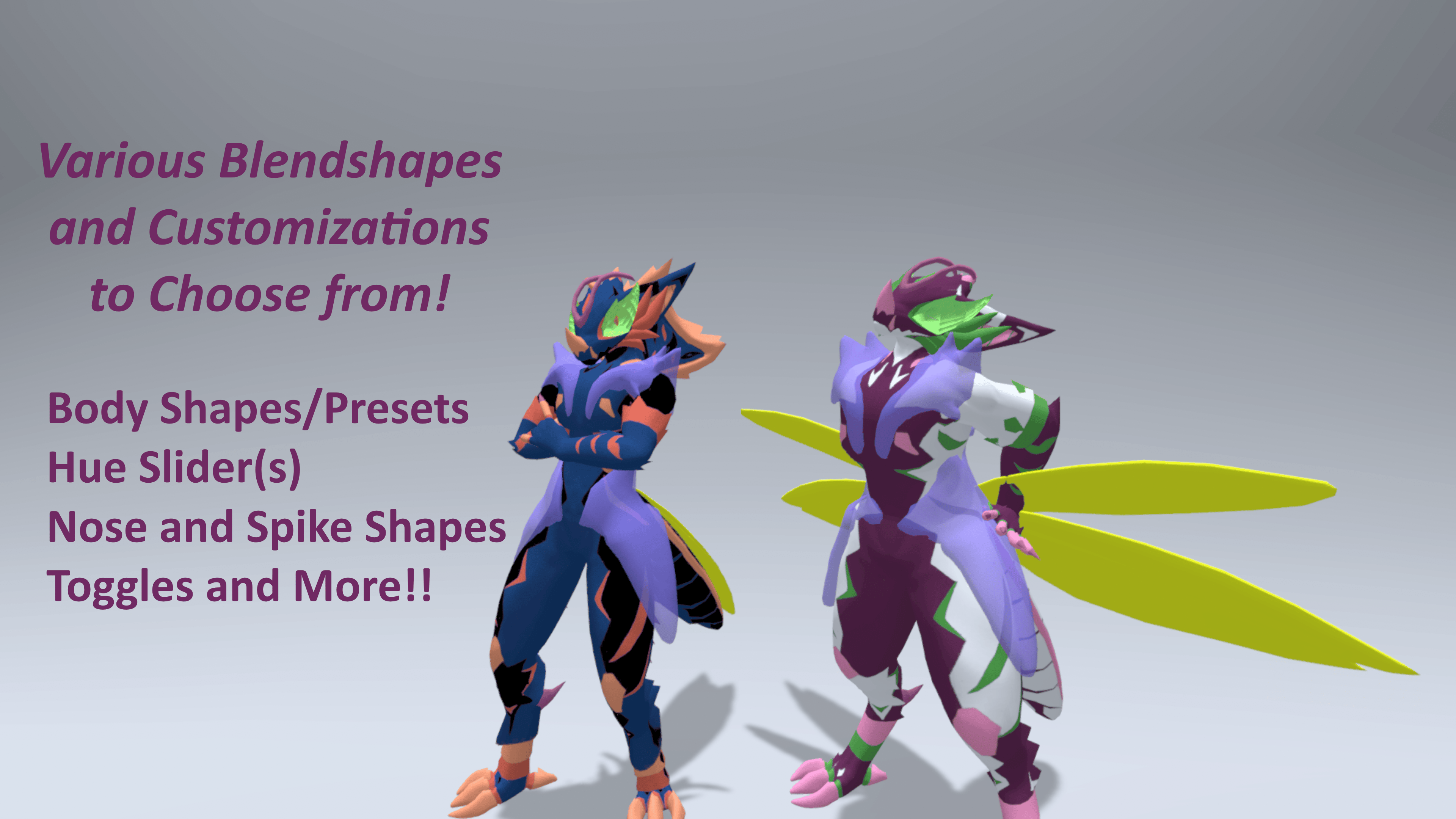 The Choridae (Hybrid Species) VRC Avatar