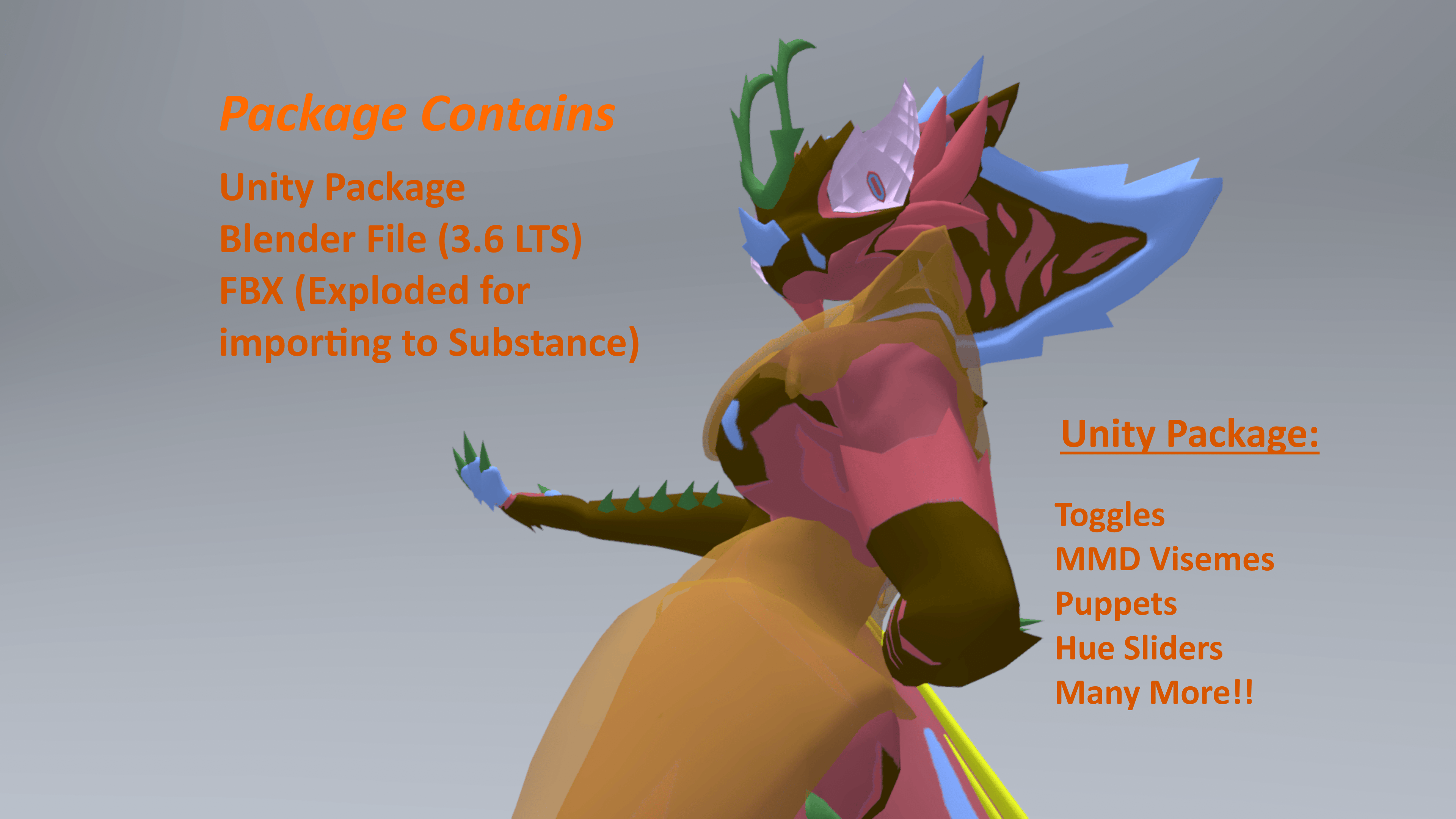 The Choridae (Hybrid Species) VRC Avatar
