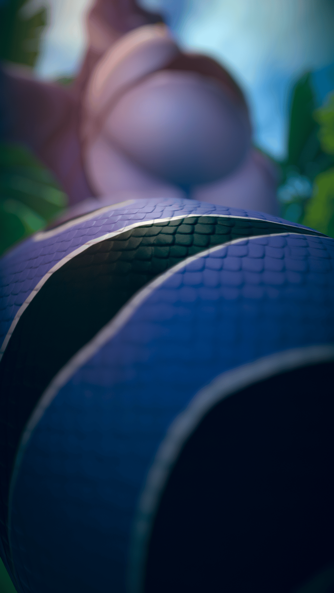 Lily the Snake Blue - Texture & Material