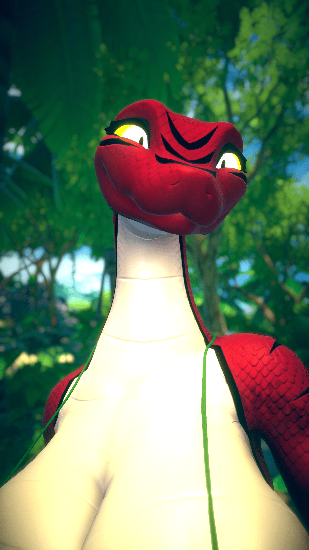 Lily the Snake Red - Texture & Material