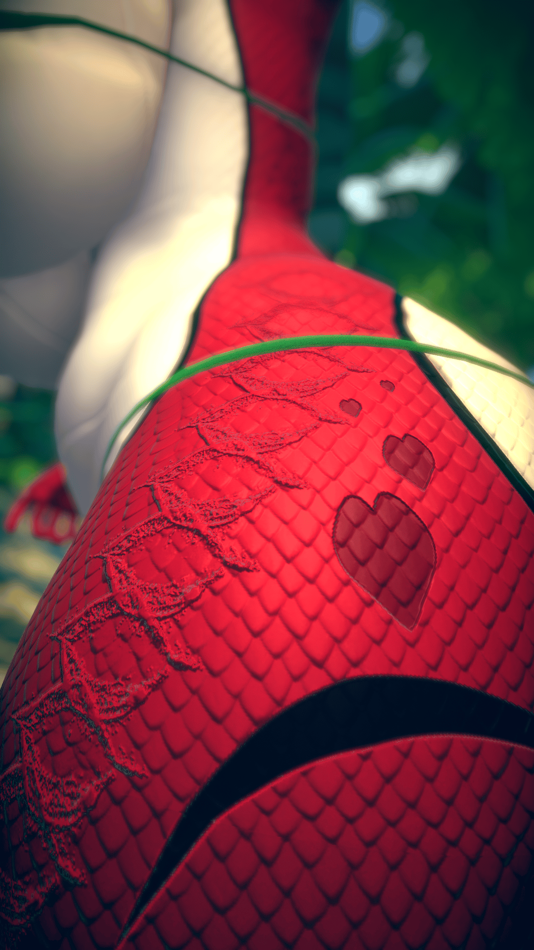 Lily the Snake Red - Texture & Material