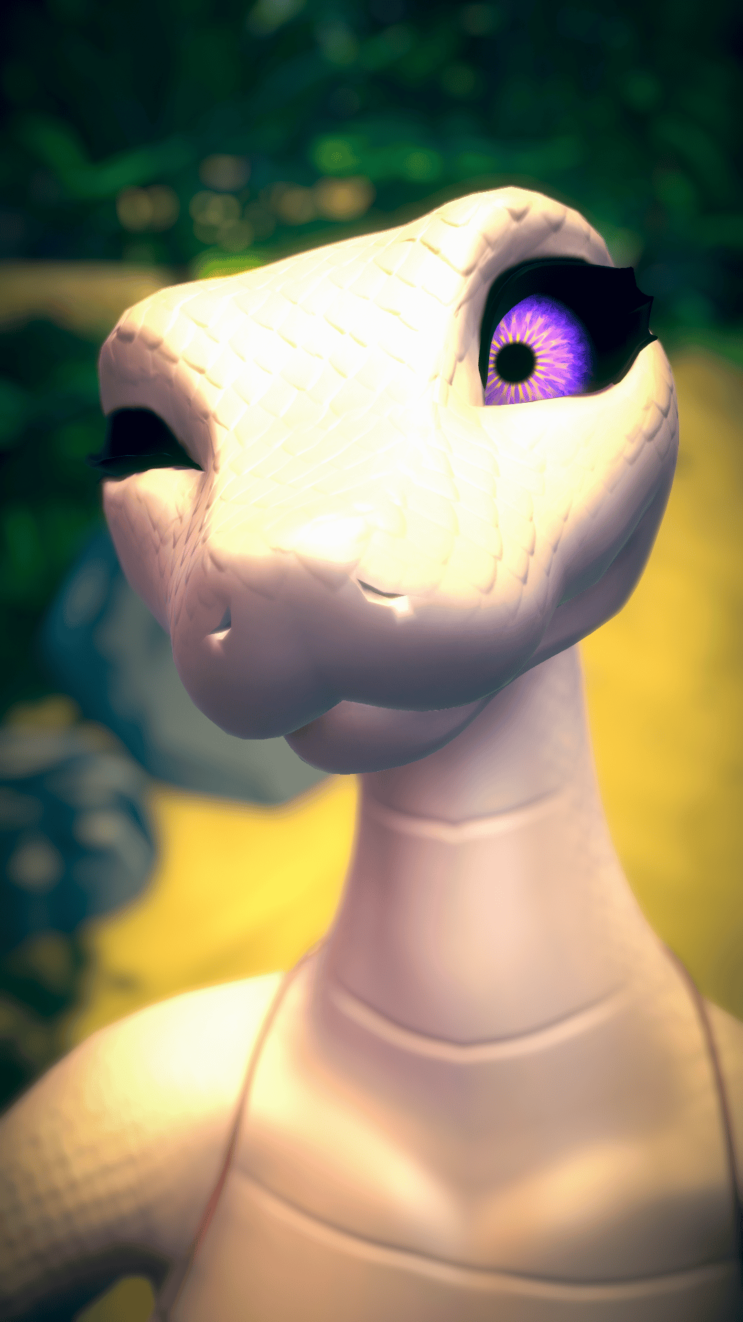 Lily the Snake Albino - Texture & Material