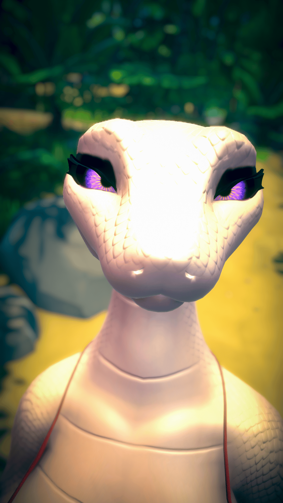 Lily the Snake Albino - Texture & Material