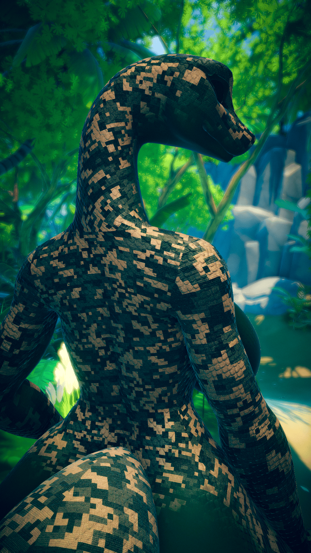 LILY THE SNAKE Military & Plushie